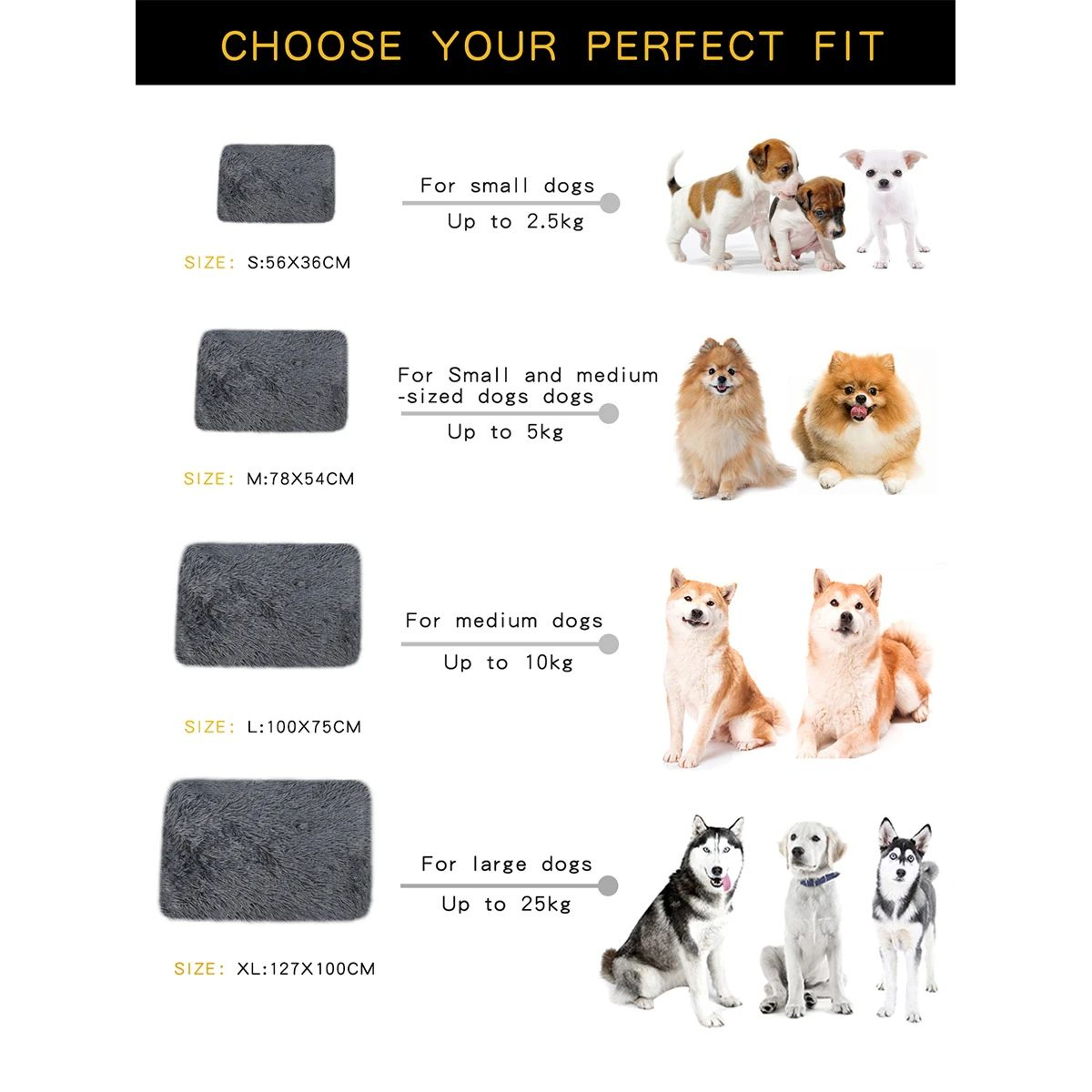 Plush Dog Blanket Bed Washable Pet Sleeping Mat 5