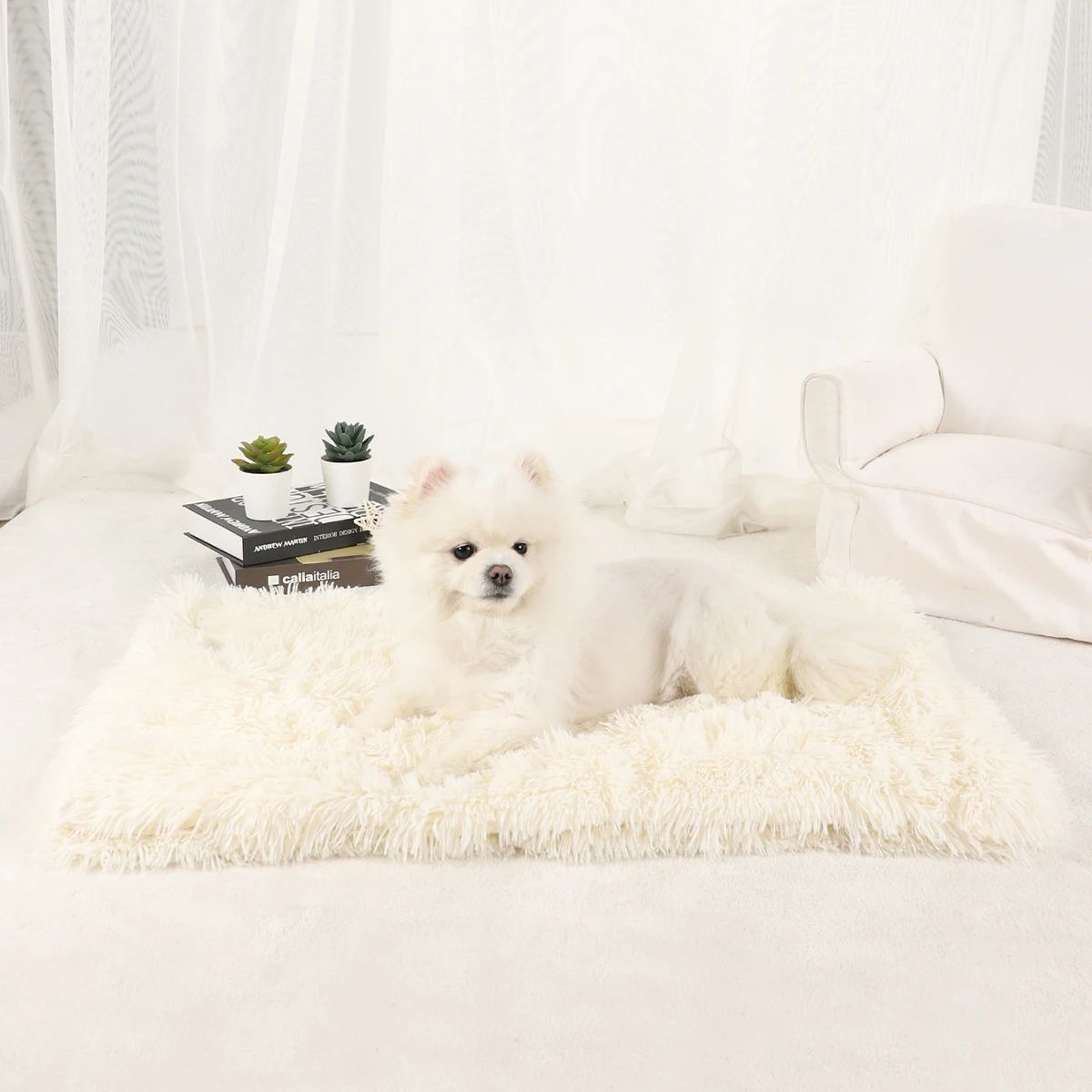 Plush Dog Blanket Bed Washable Pet Sleeping Mat 6