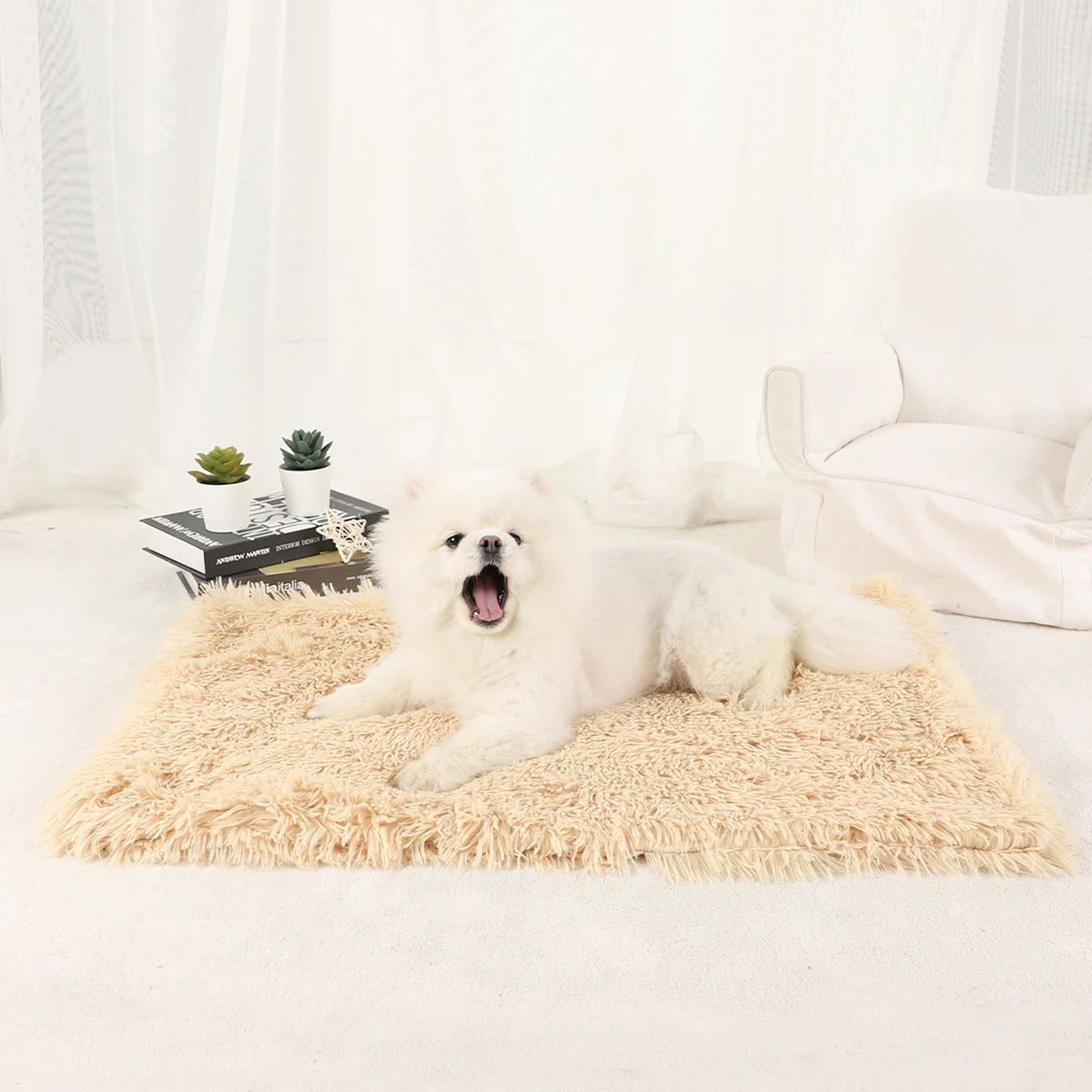 Plush Dog Blanket Bed Washable Pet Sleeping Mat 11