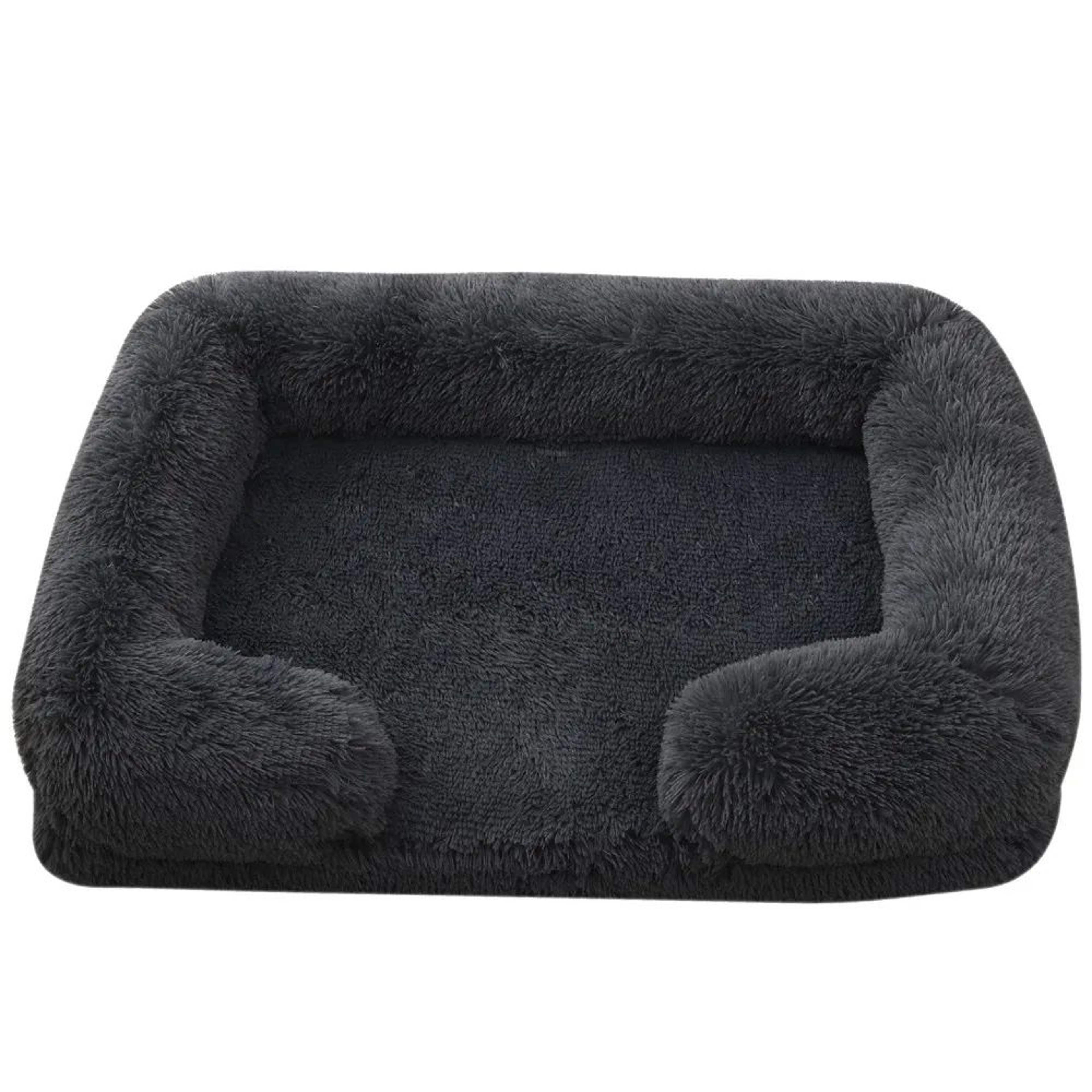 Winter Warm Dog Bed Plush Pet Sofa Basket 7