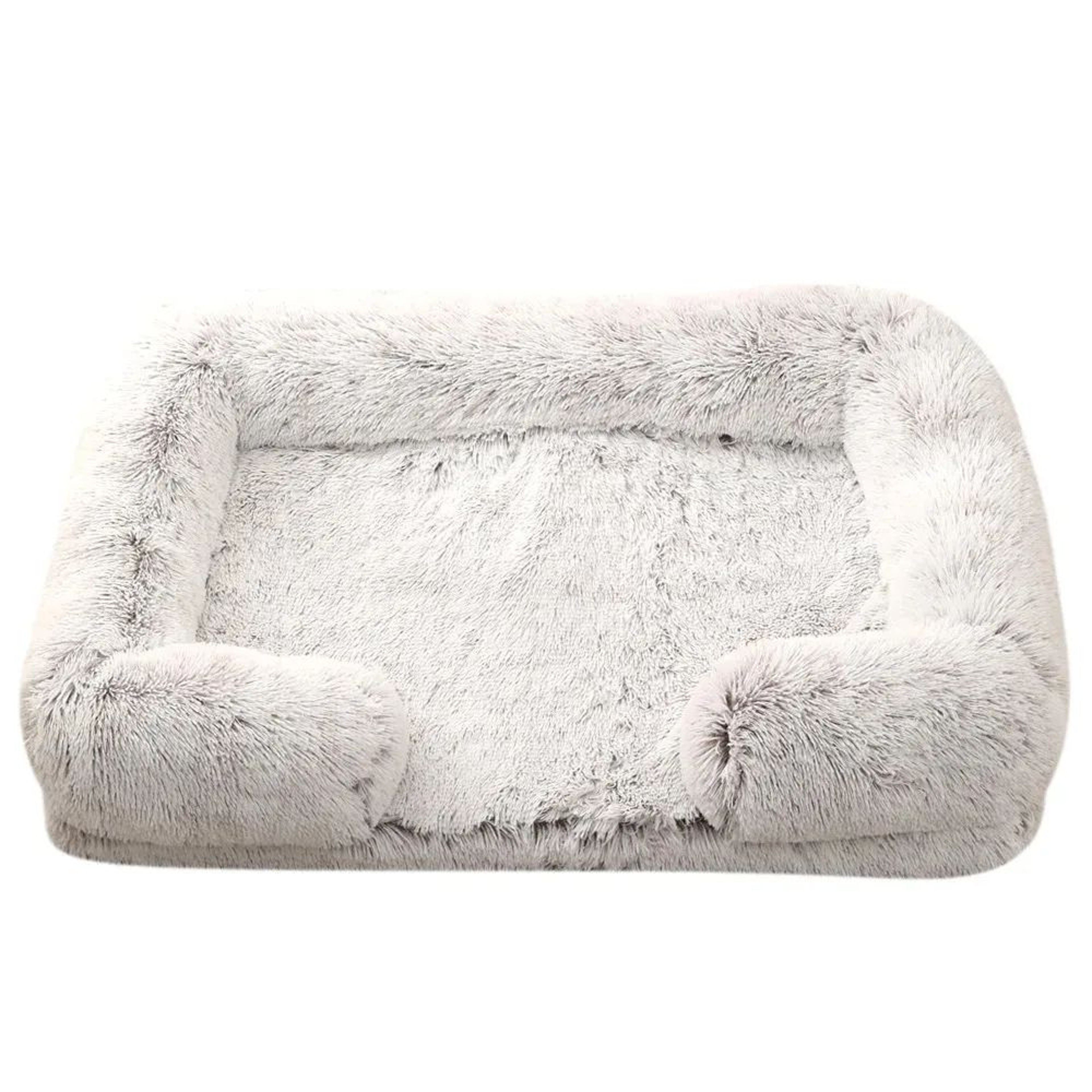 Winter Warm Dog Bed Plush Pet Sofa Basket 12