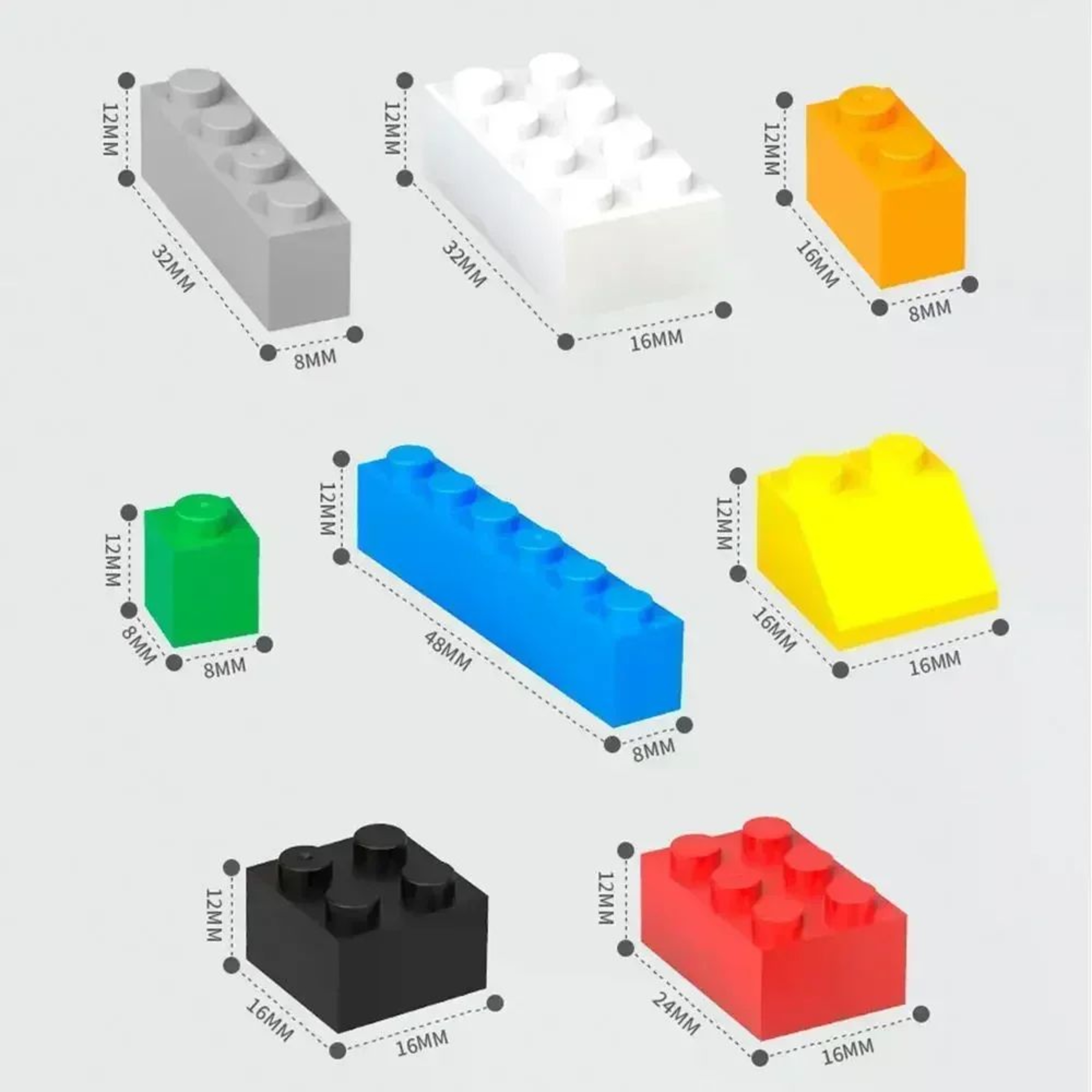 120 240PCS Colorful City Building Blocks Set 4