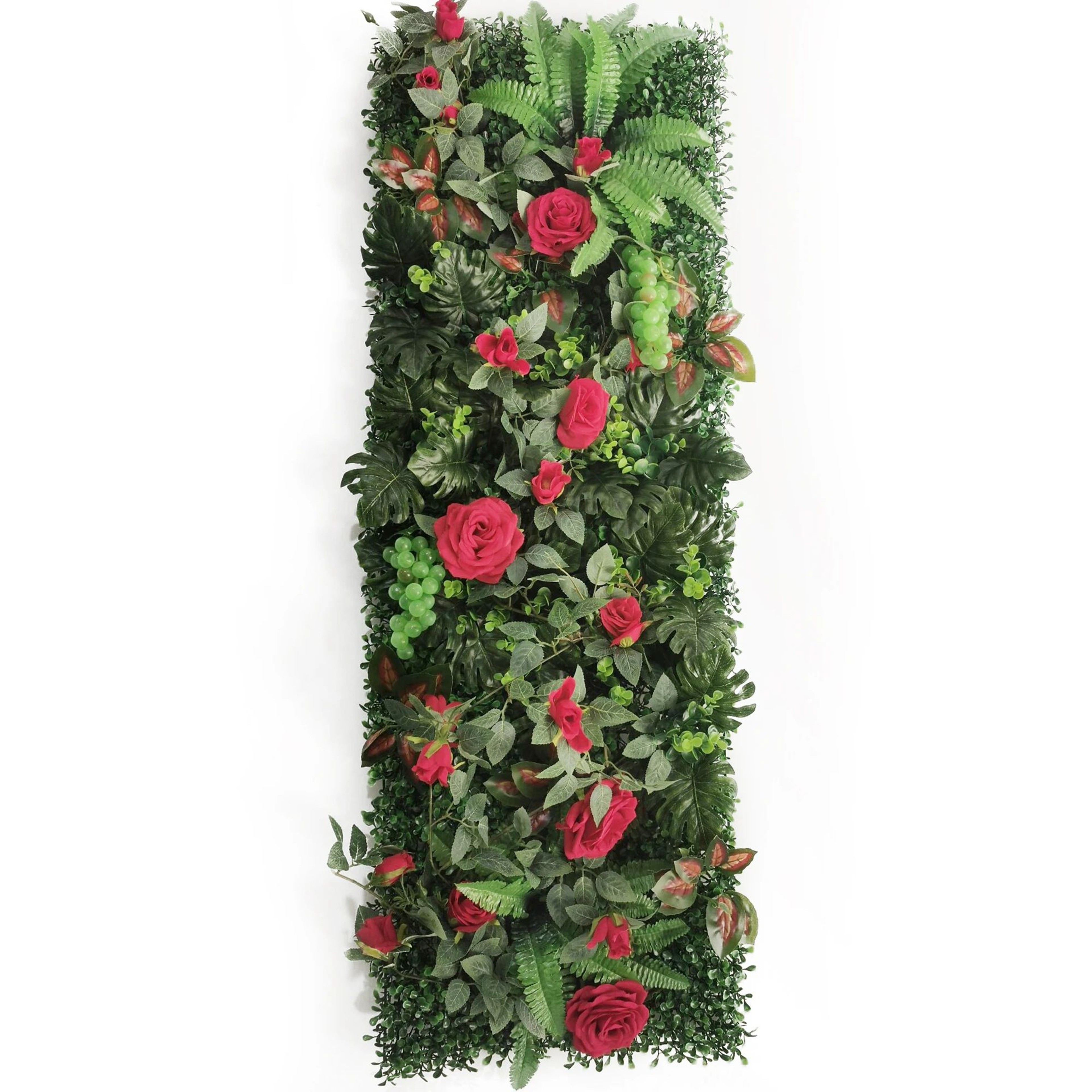 Artificial Rose Lawn Wall Panel Decorative Mat 21