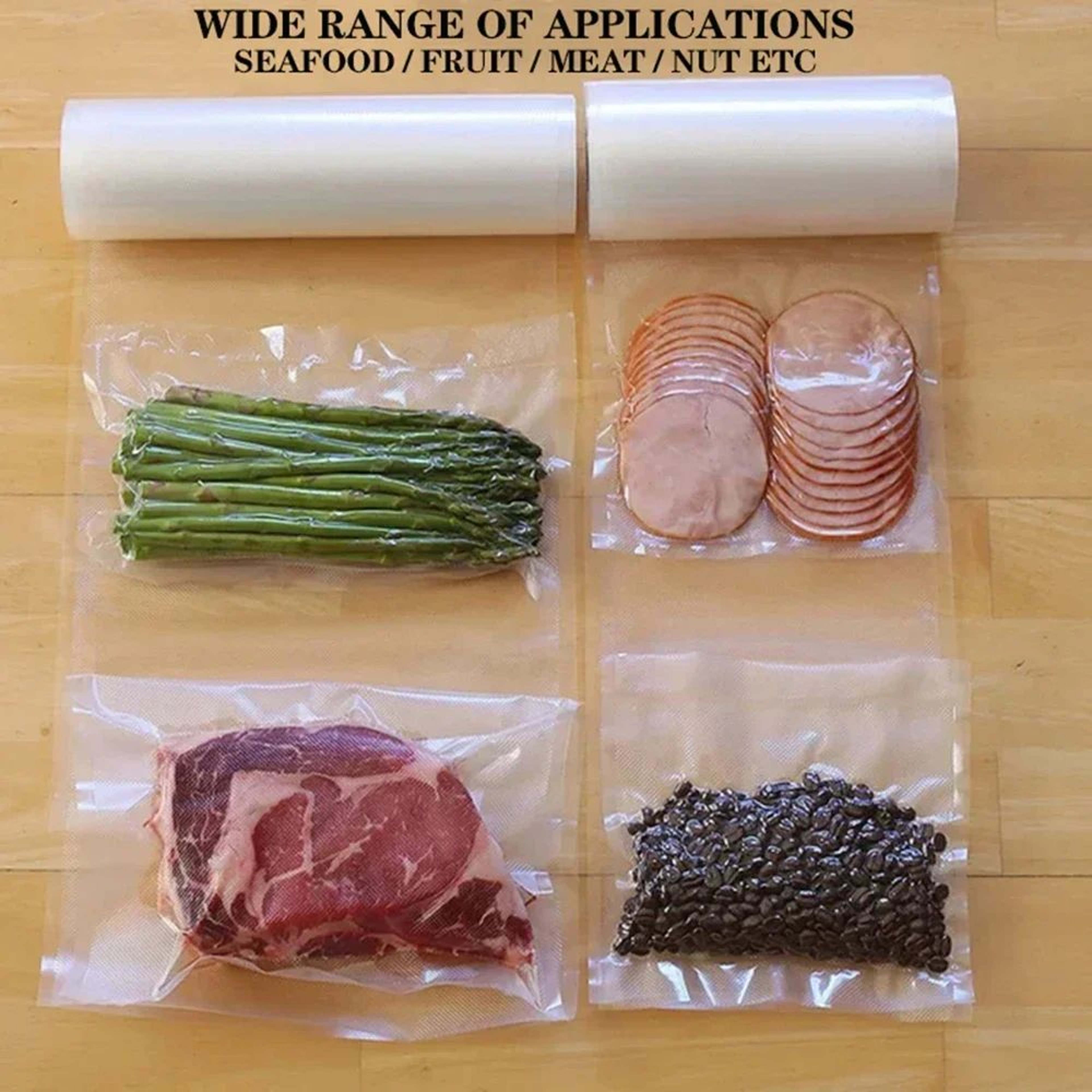 BPA Free Vacuum Food Storage Roll Bag 3