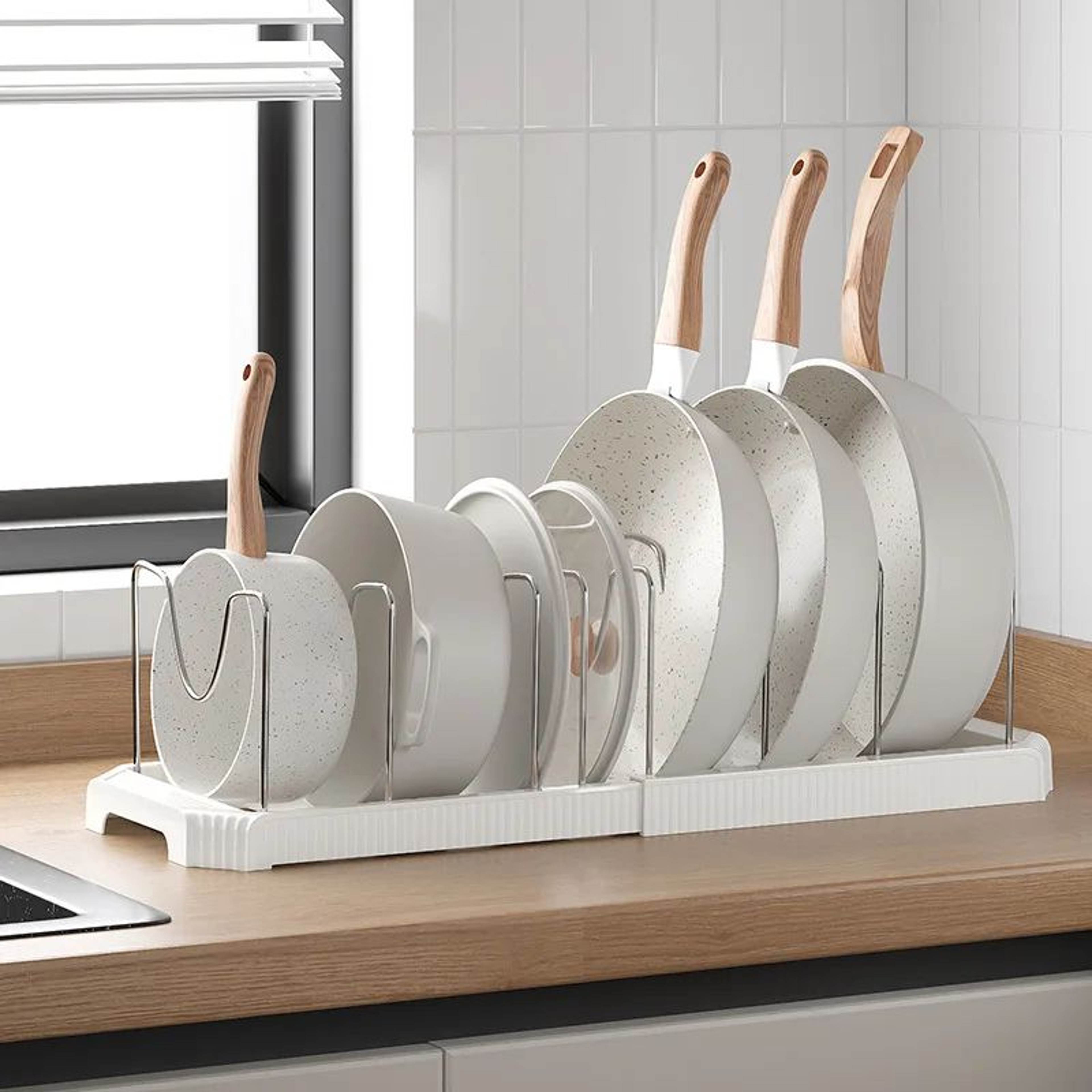 Expandable Kitchen Storage Rack Organizer 2