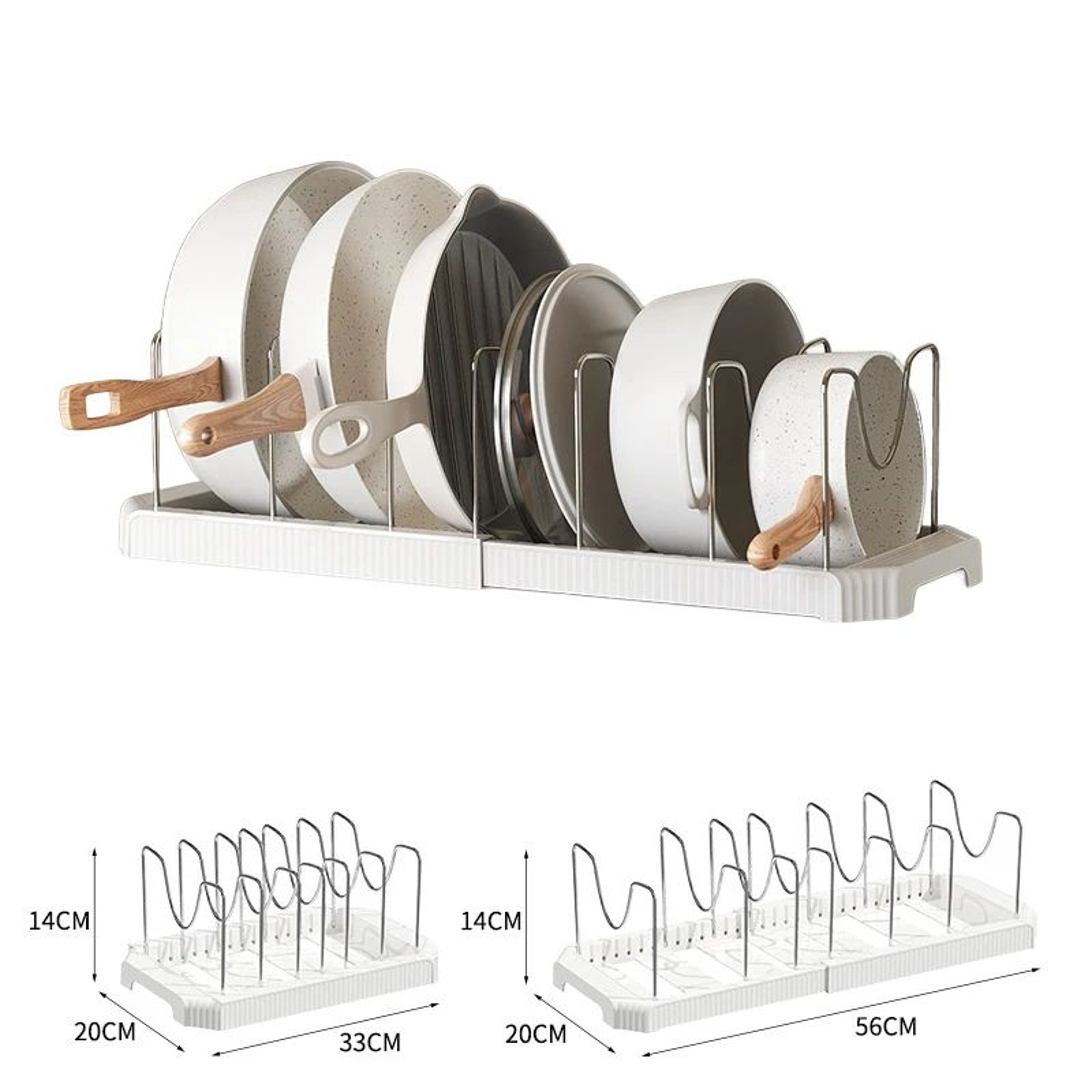 Expandable Kitchen Storage Rack Organizer 6