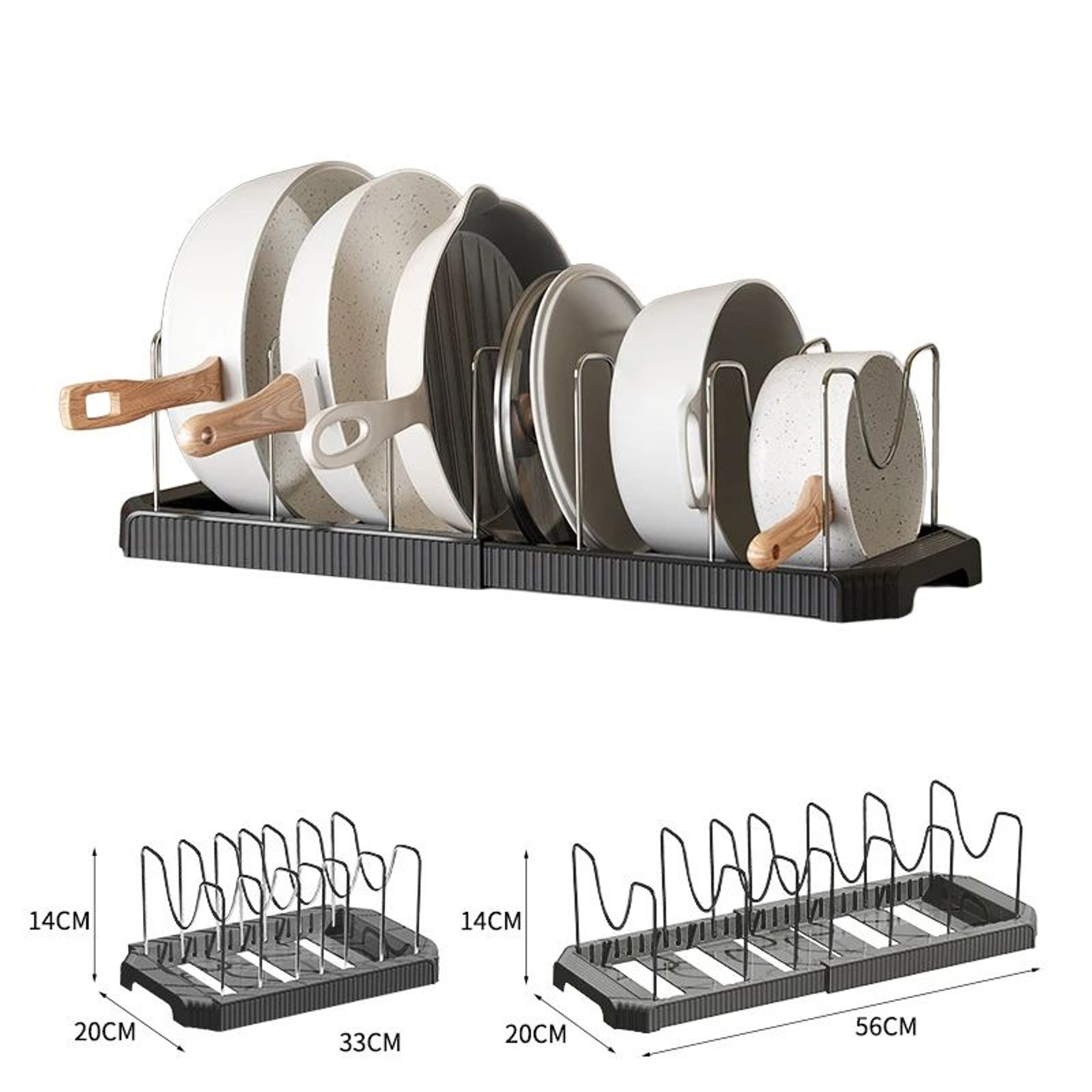Expandable Kitchen Storage Rack Organizer 8