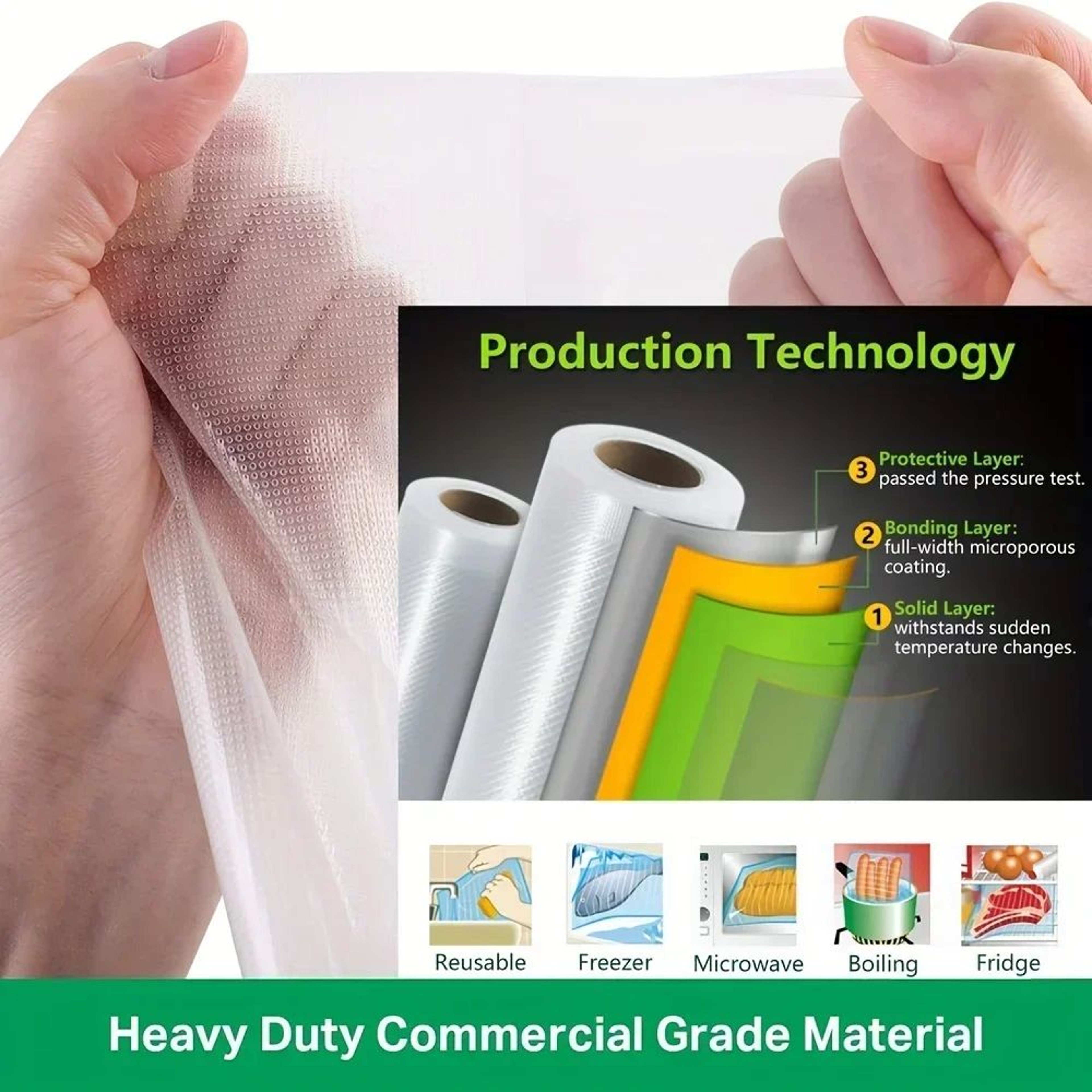 Vacuum Sealer Storage Bag Roll 3