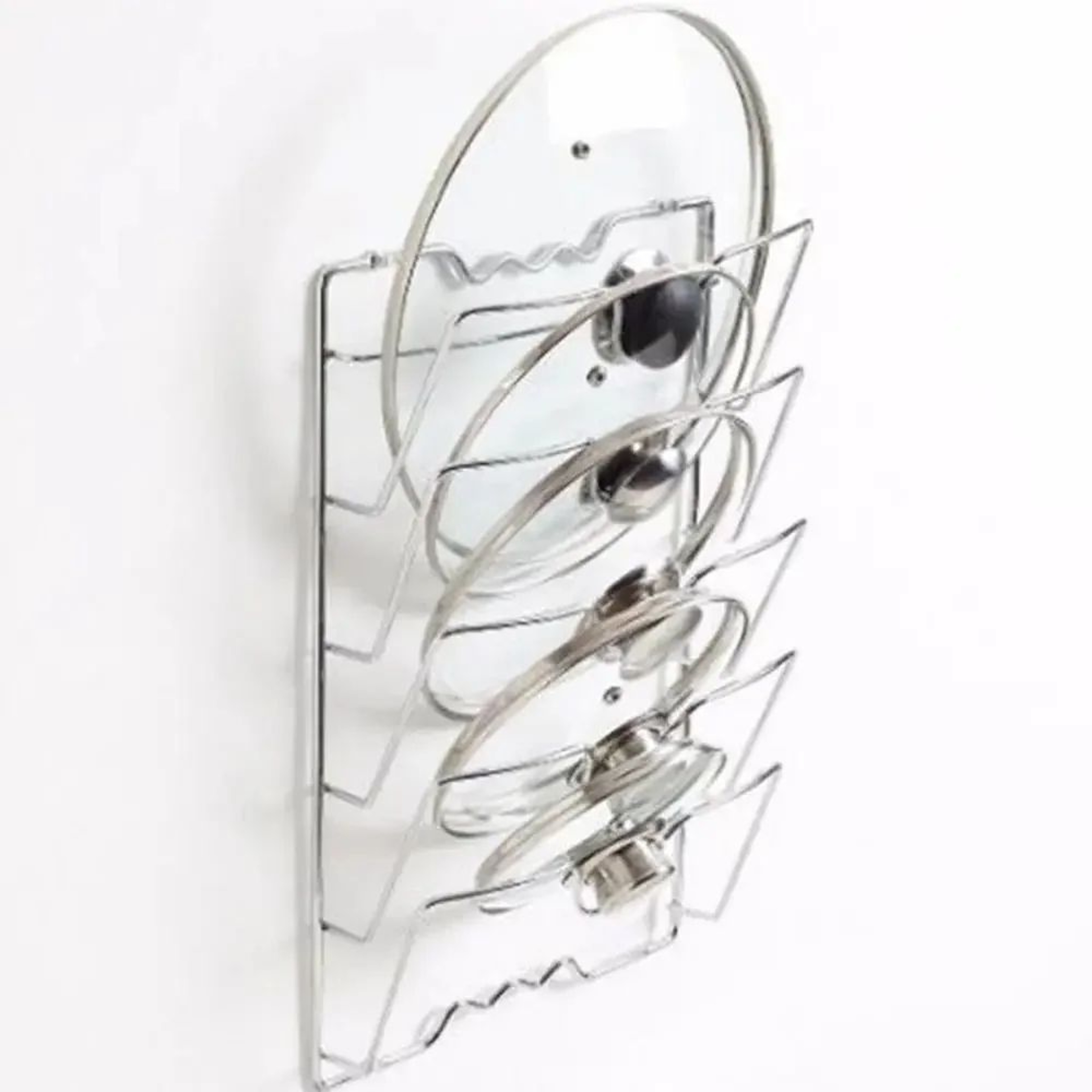 Stainless Steel Pot Lid Rack Holder 1