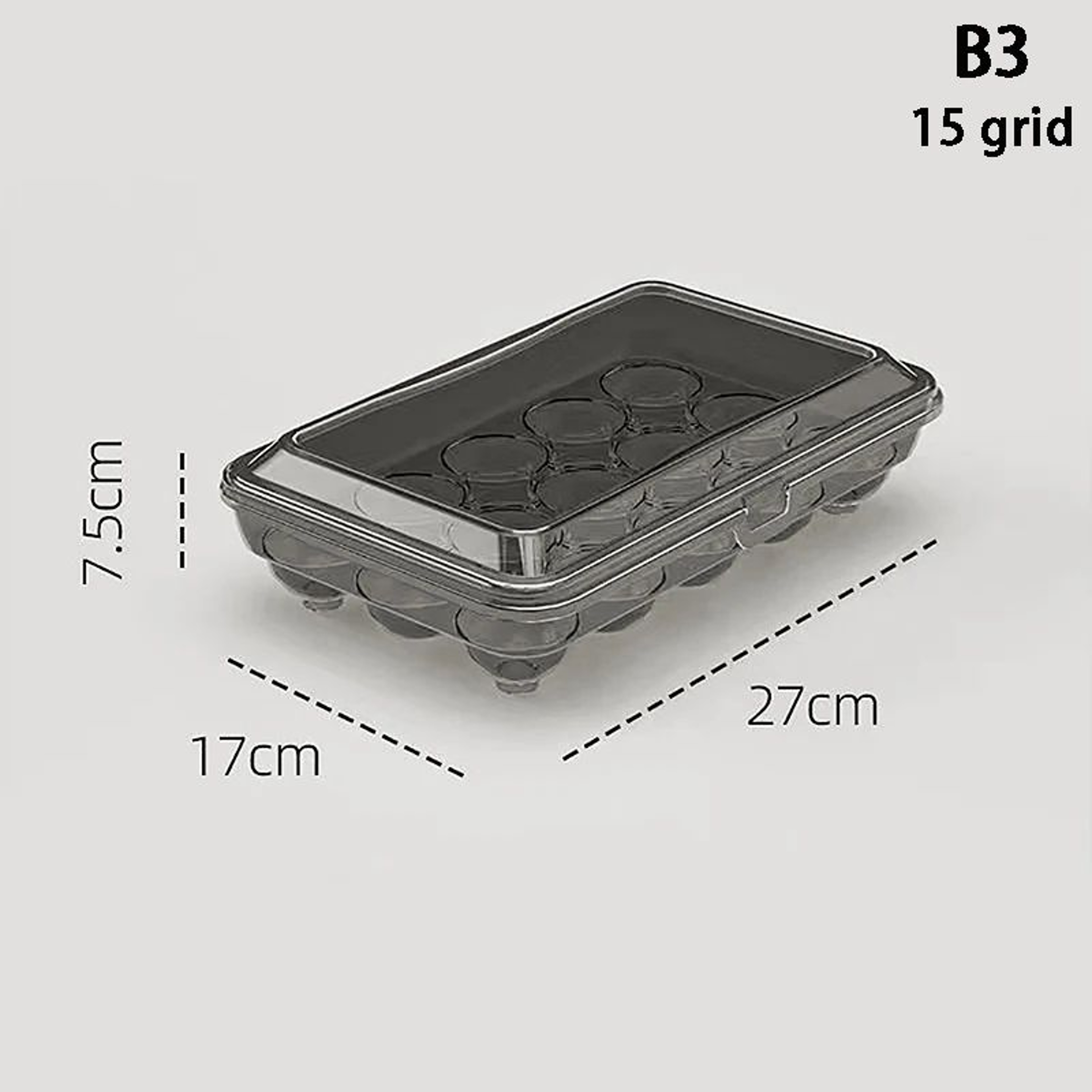 Transparent Egg Storage Container Box 13