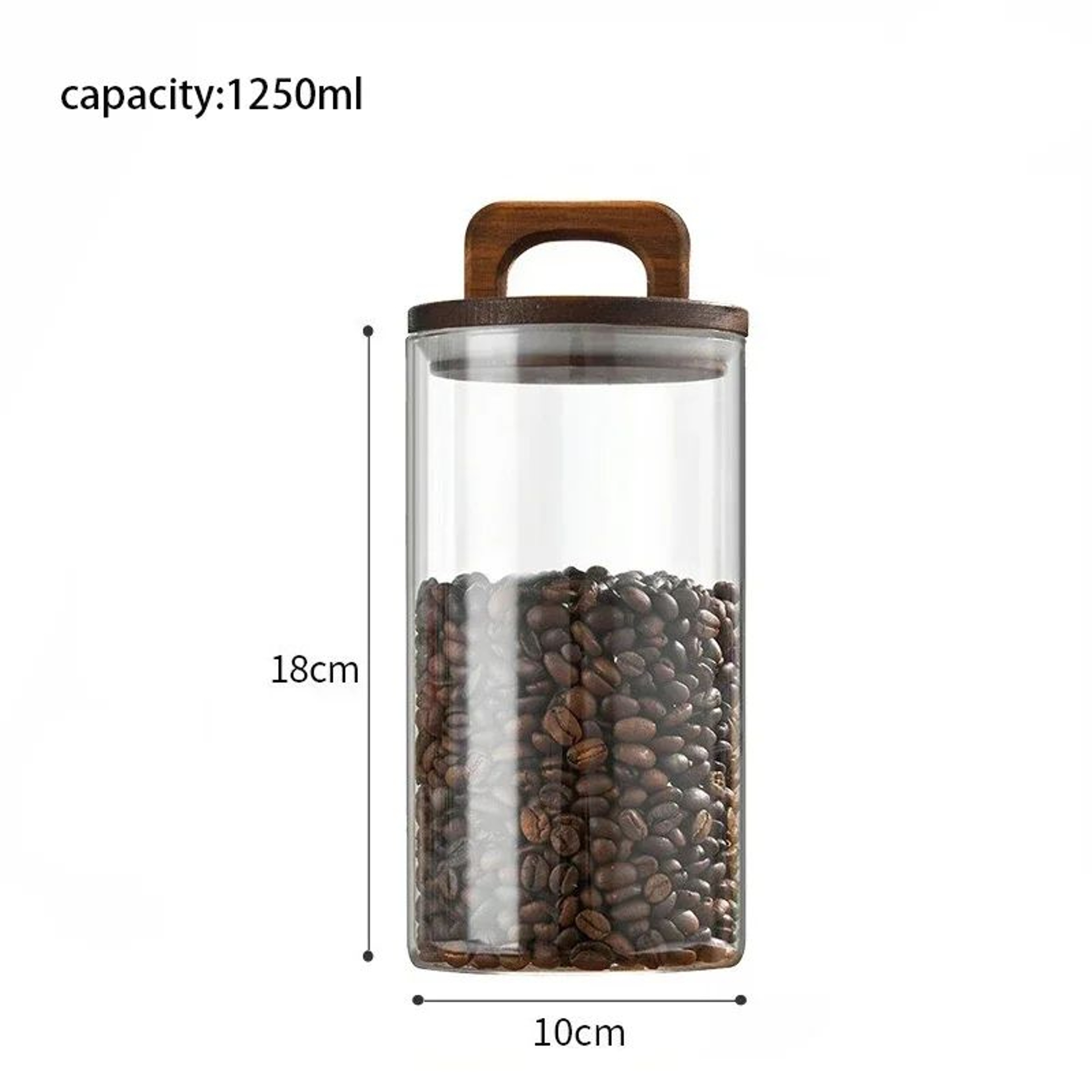 Glass Storage Jar With Bamboo Lid 8