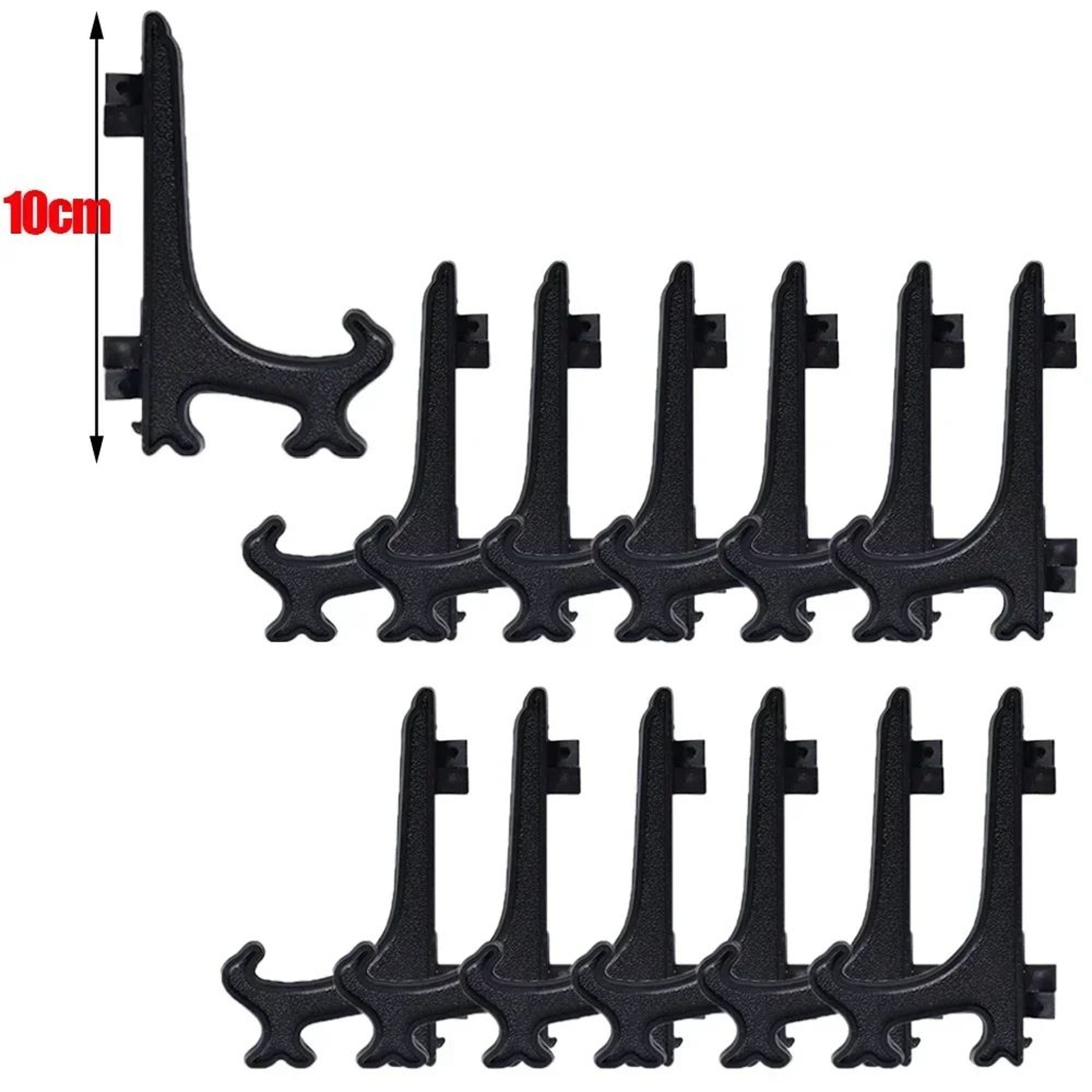 20 Piece Clear Acrylic Display Easel Stand Set 8