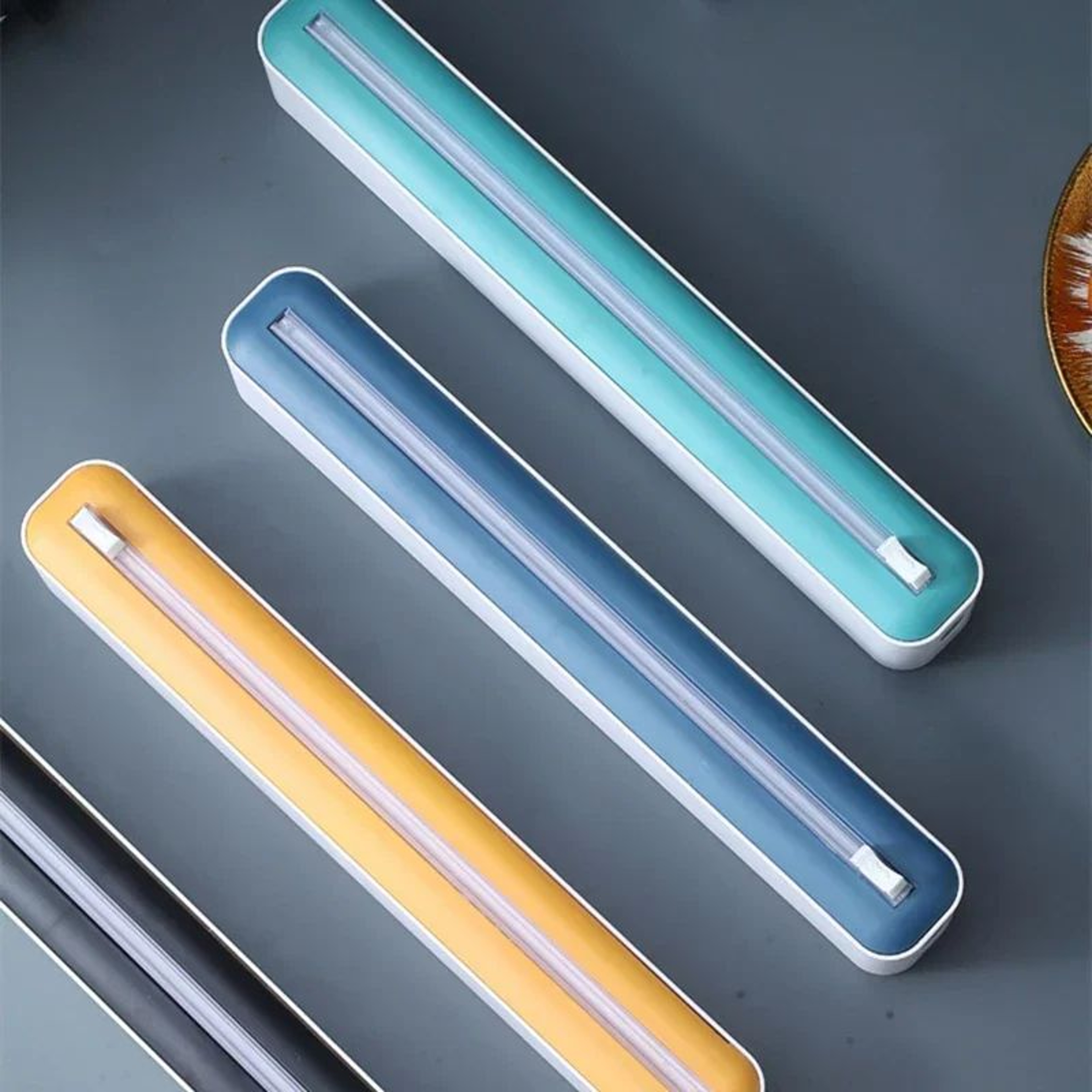 2 In 1 Plastic Wrap Dispenser With Cutter 6
