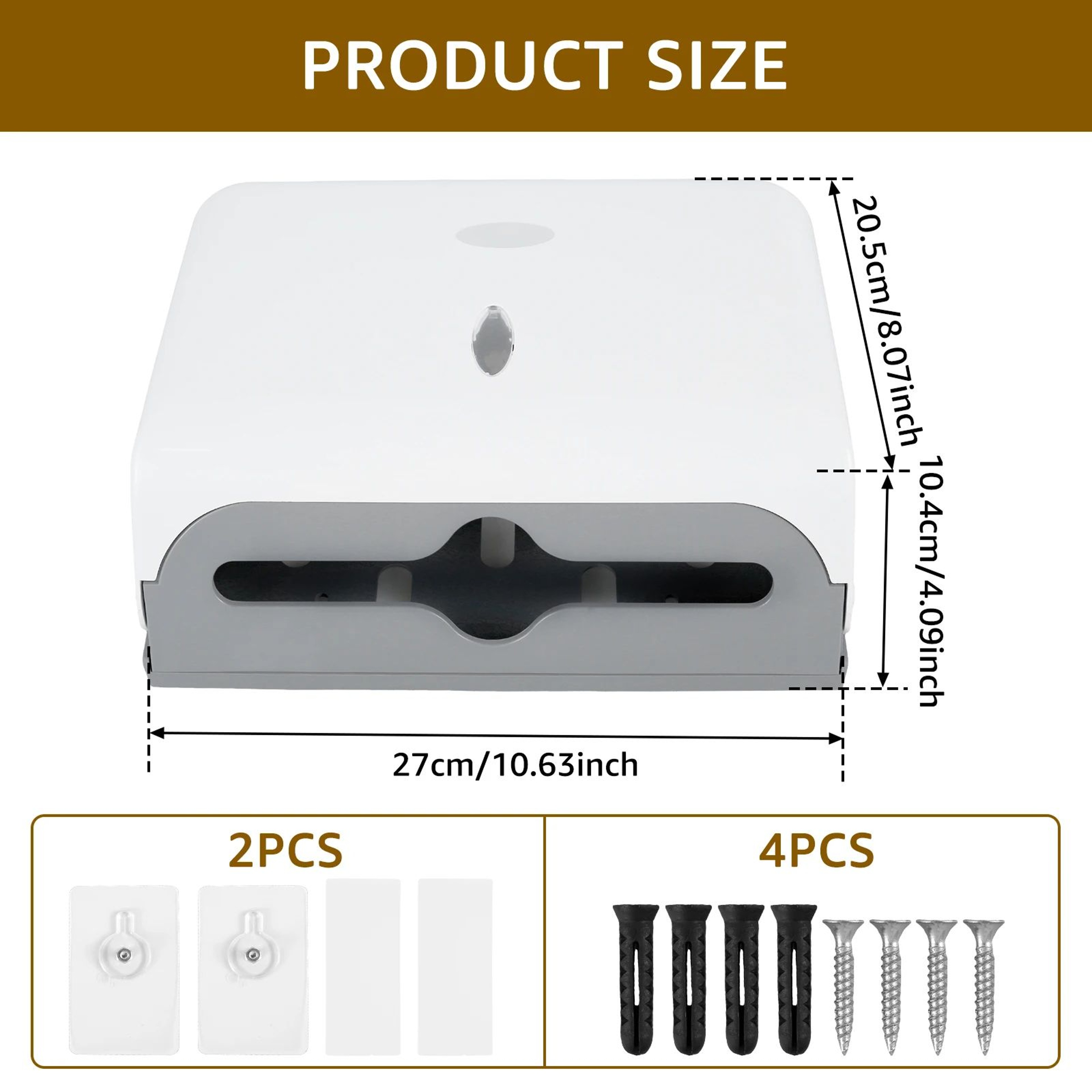 Wall Mounted Multifold Paper Towel Dispenser 5