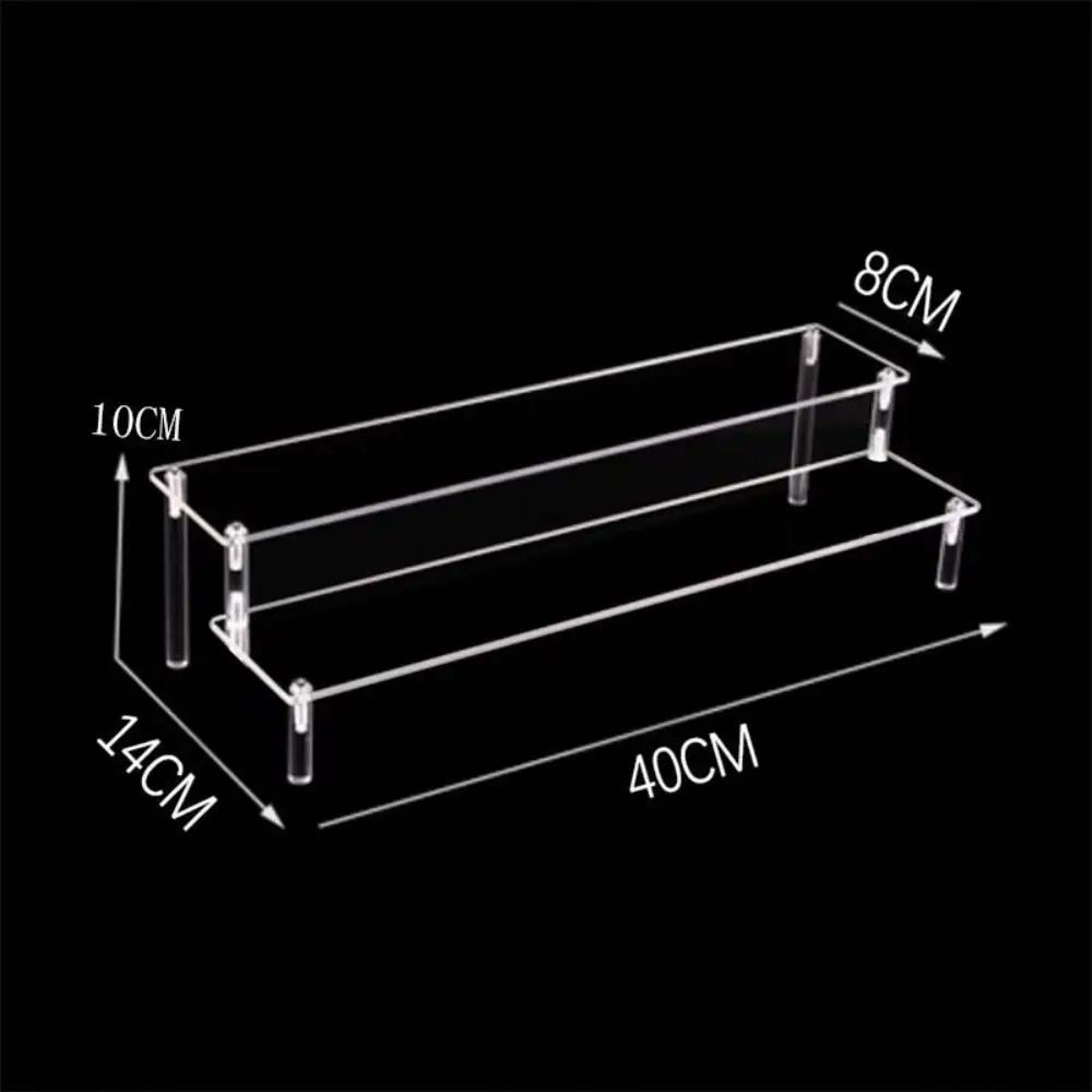Transparent Acrylic Display Stand Shelf 3