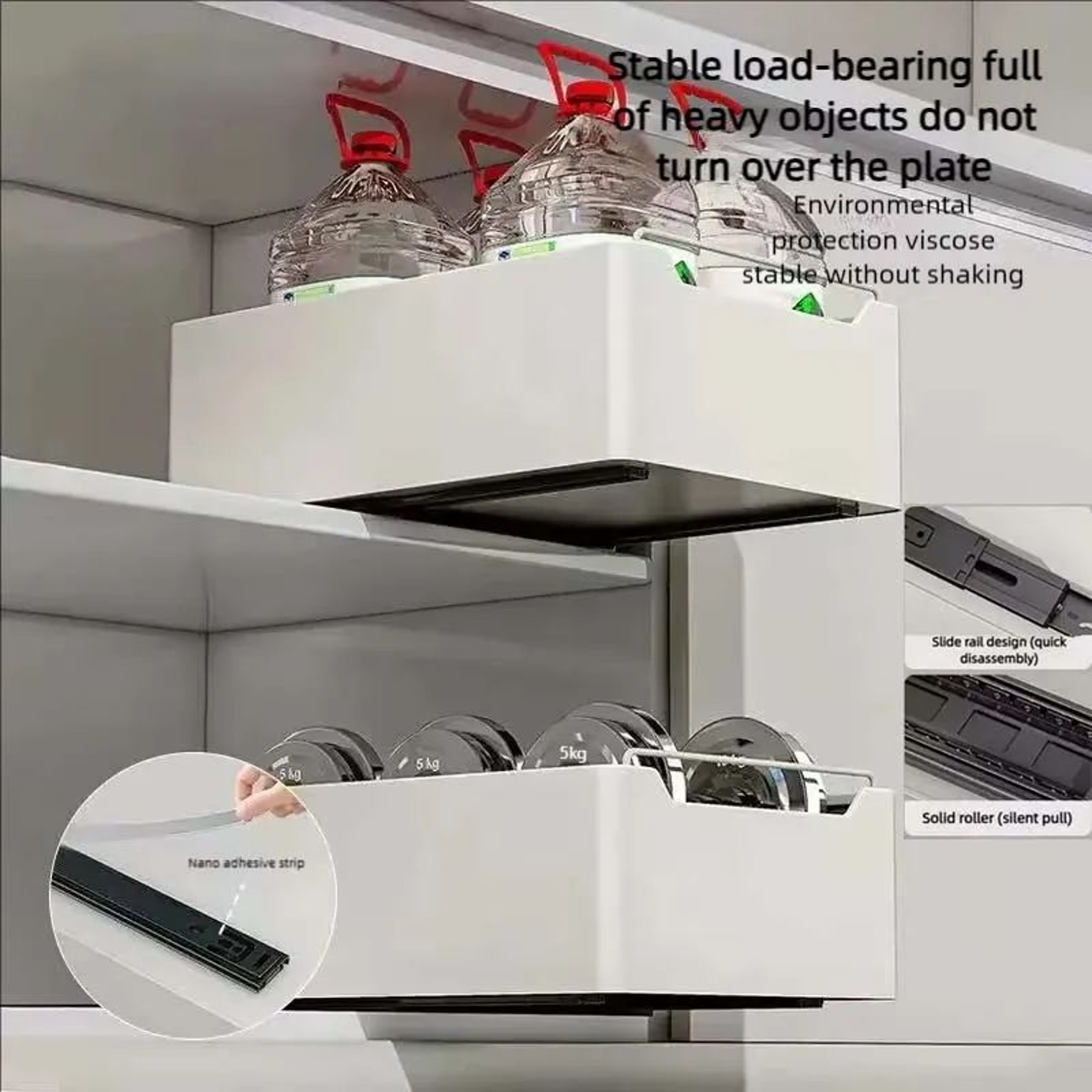 Pull Out Kitchen Cabinet Storage Organizer Rack 3