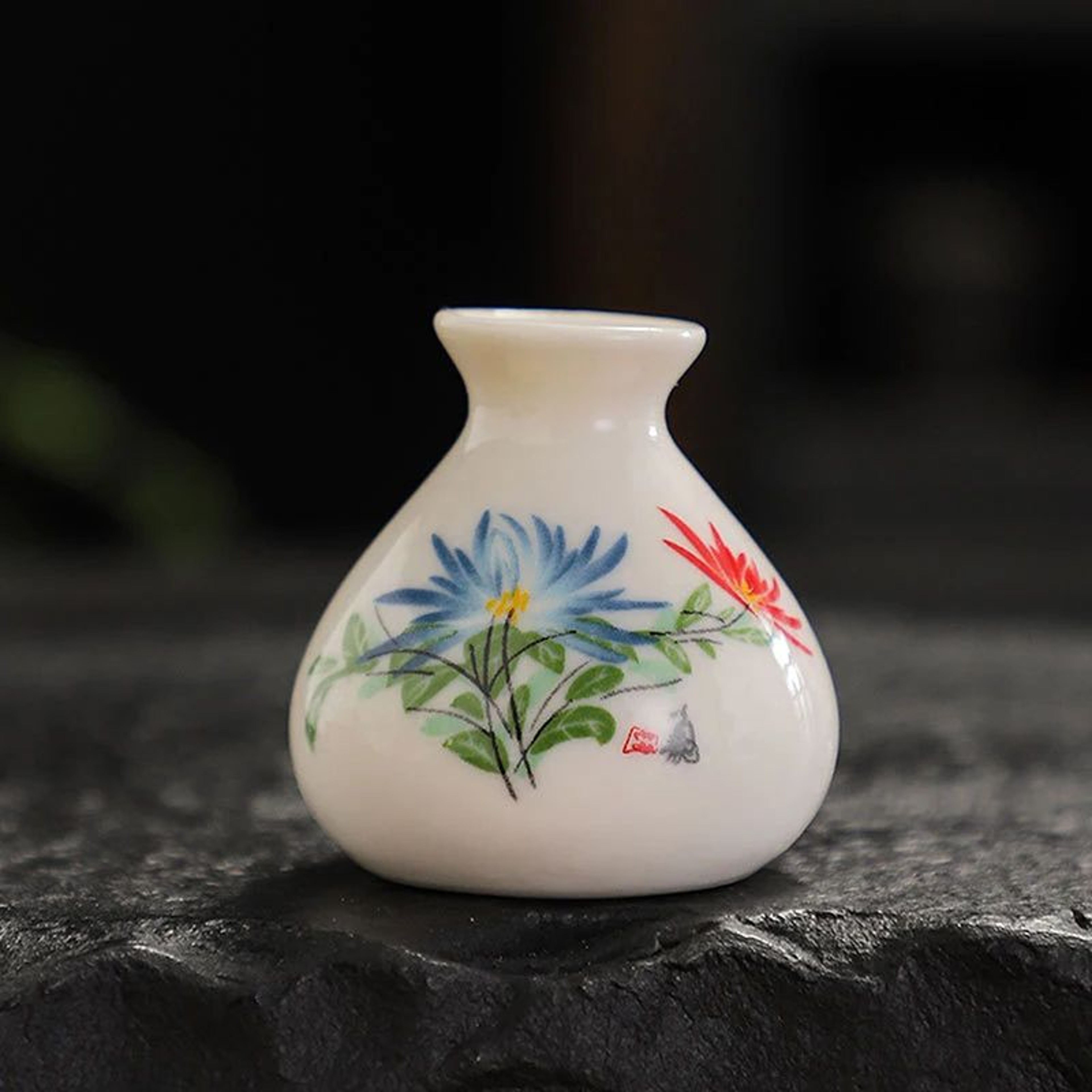 Chinese Style Ceramic Mini Vase Storage Jar 12