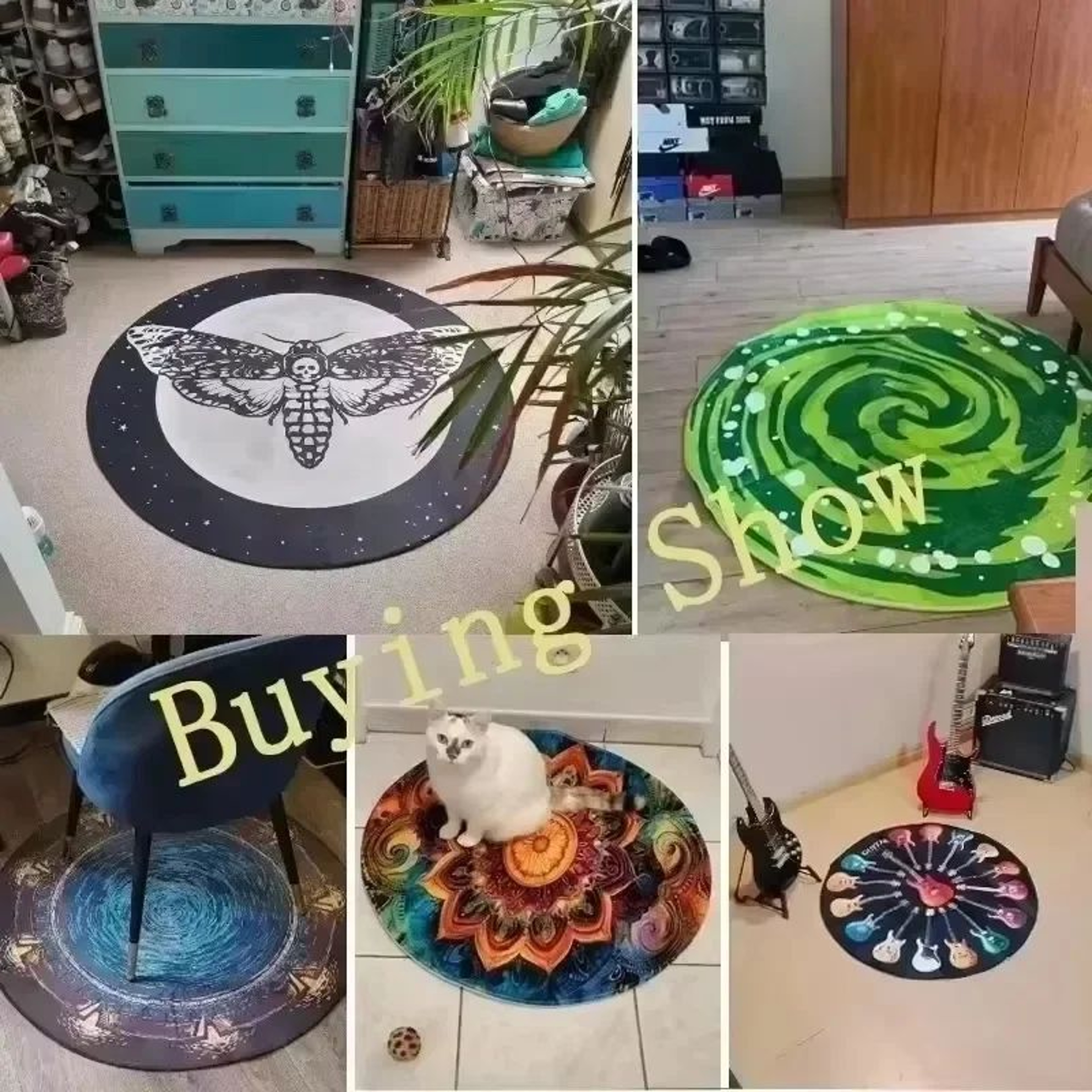 Metal Gear CD Style Round Floor Rug 3