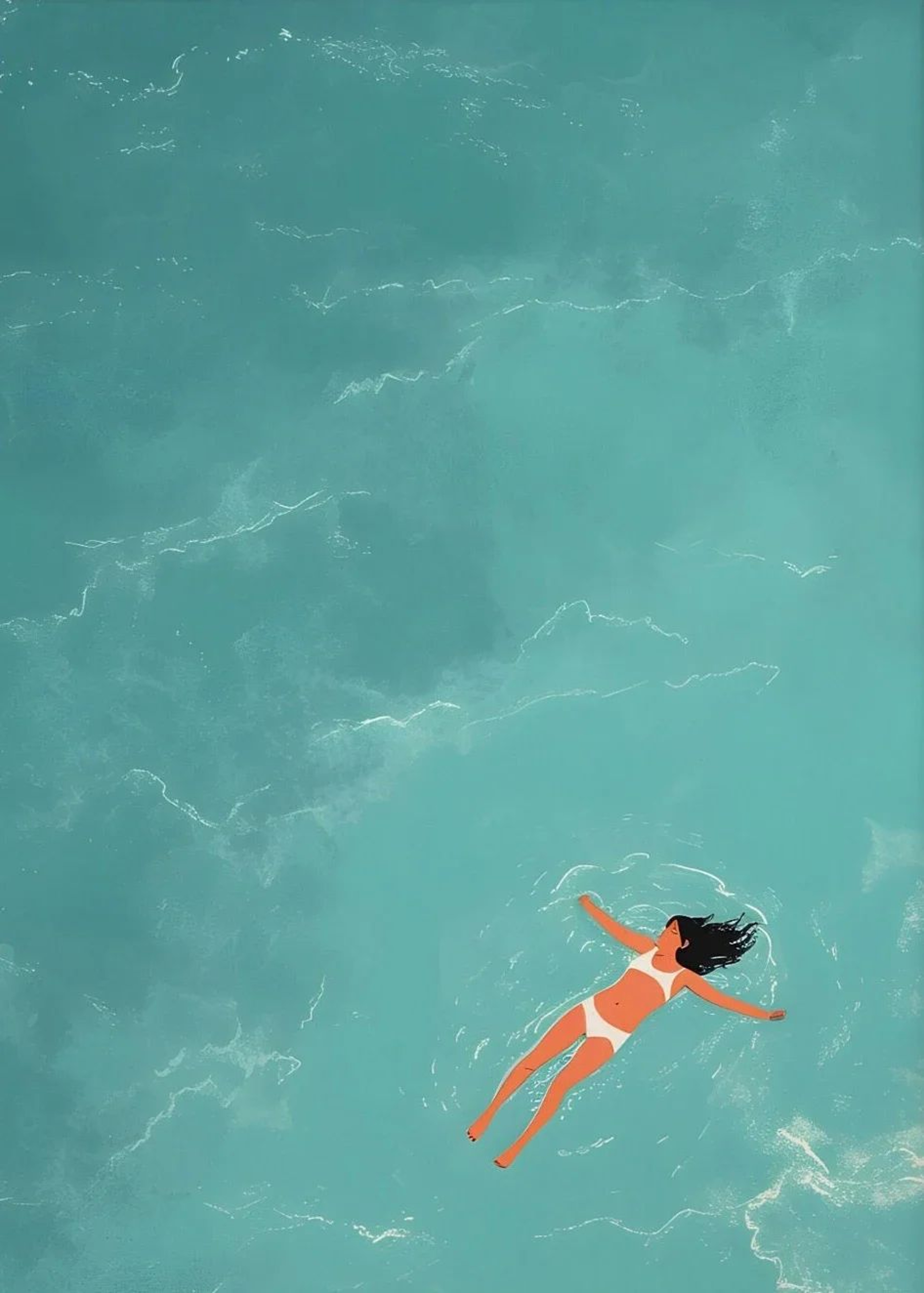 Summer Pool Party Beach Canvas Wall Art 8