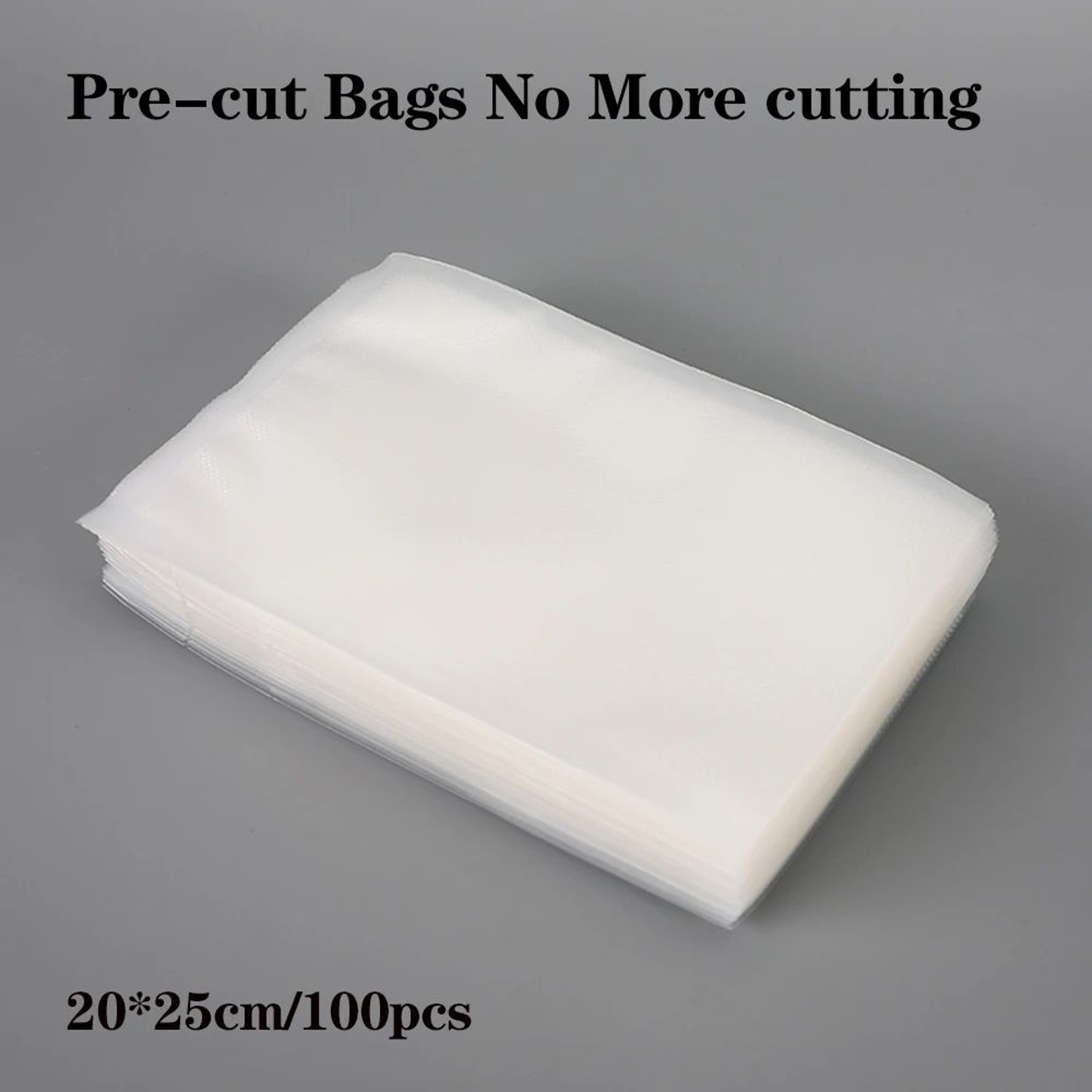 100 Pack Vacuum Sealer Food Storage Bags 9