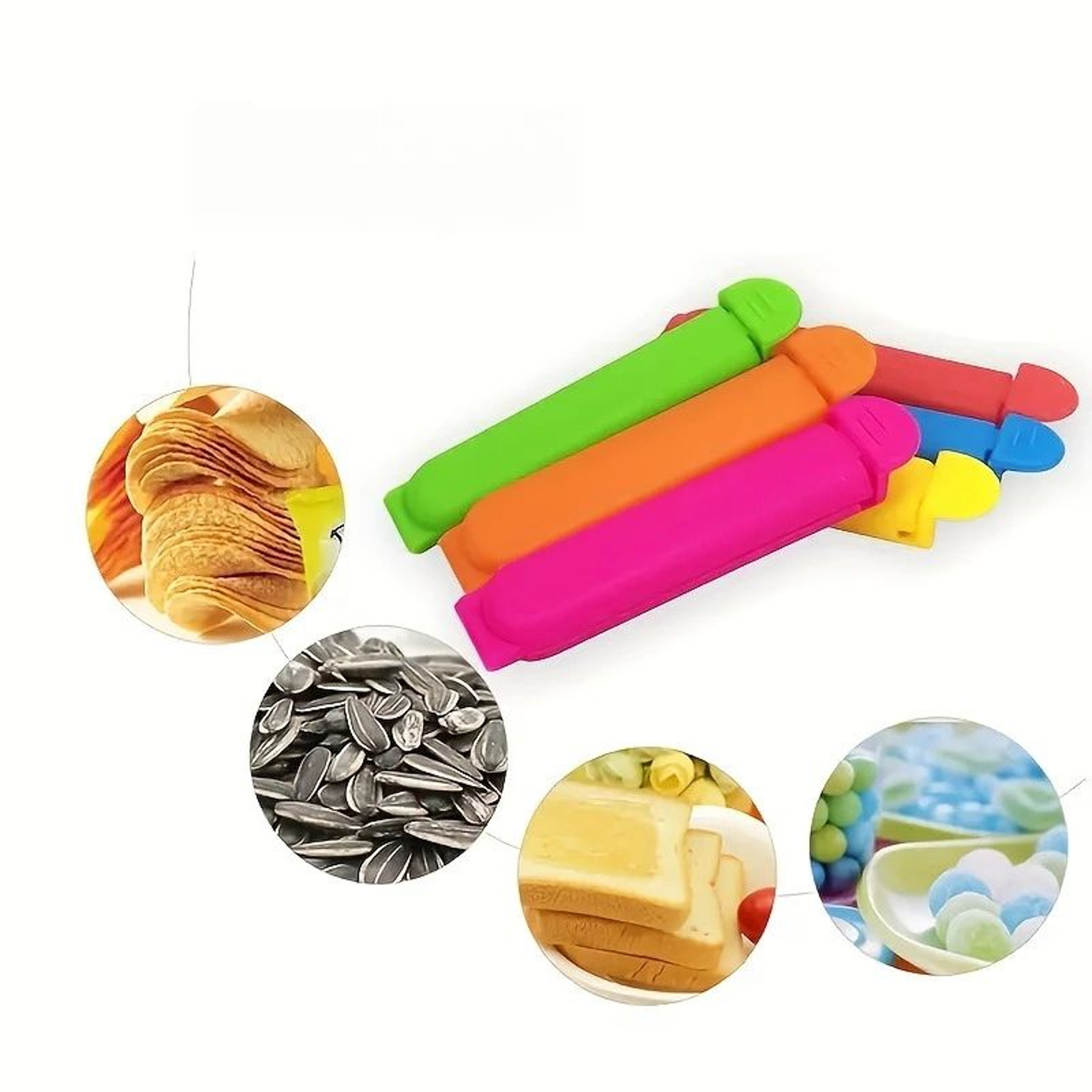 30 Piece Multicolor Food Bag Sealing Clips 2