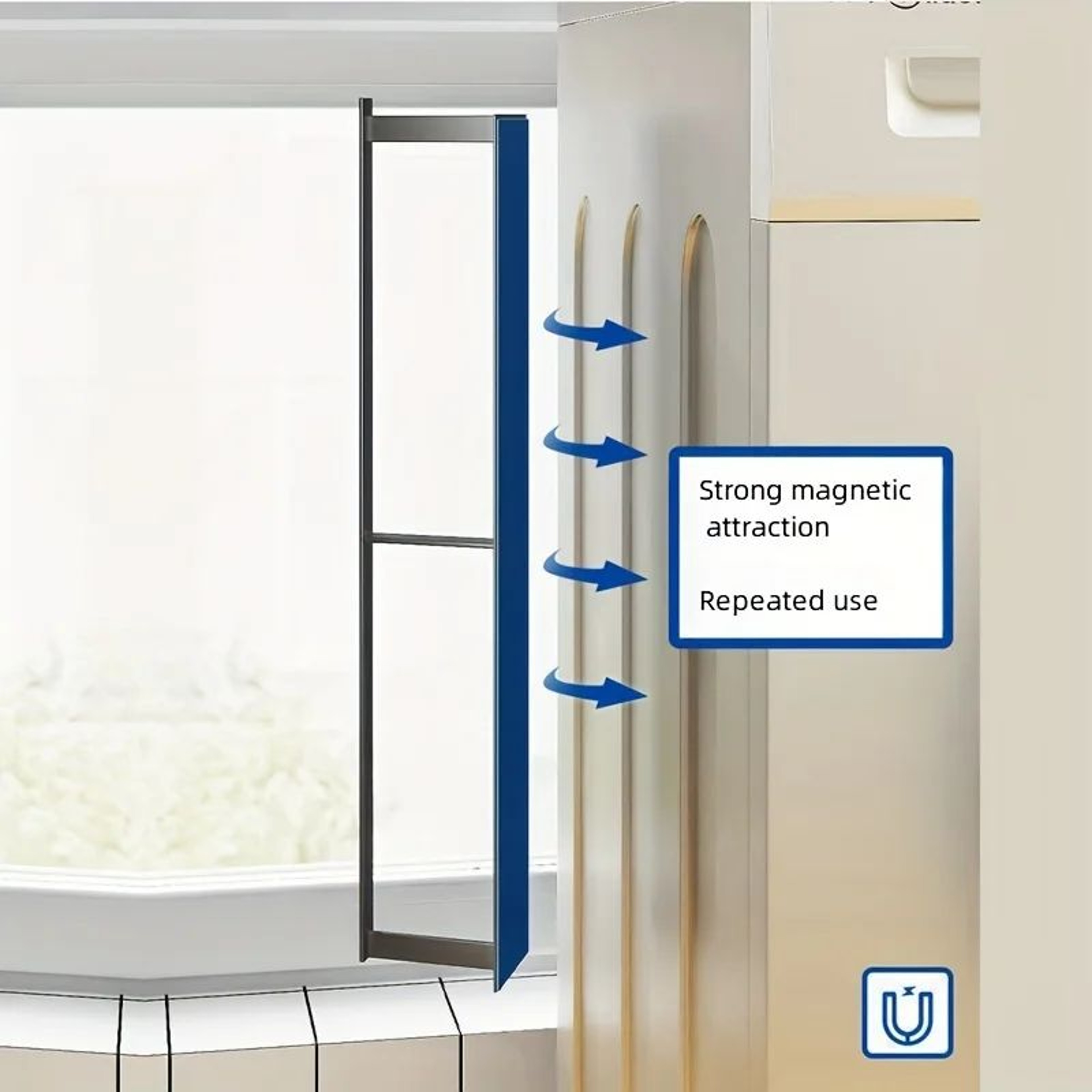 Magnetic Wall Mounted Towel Storage Rack 3