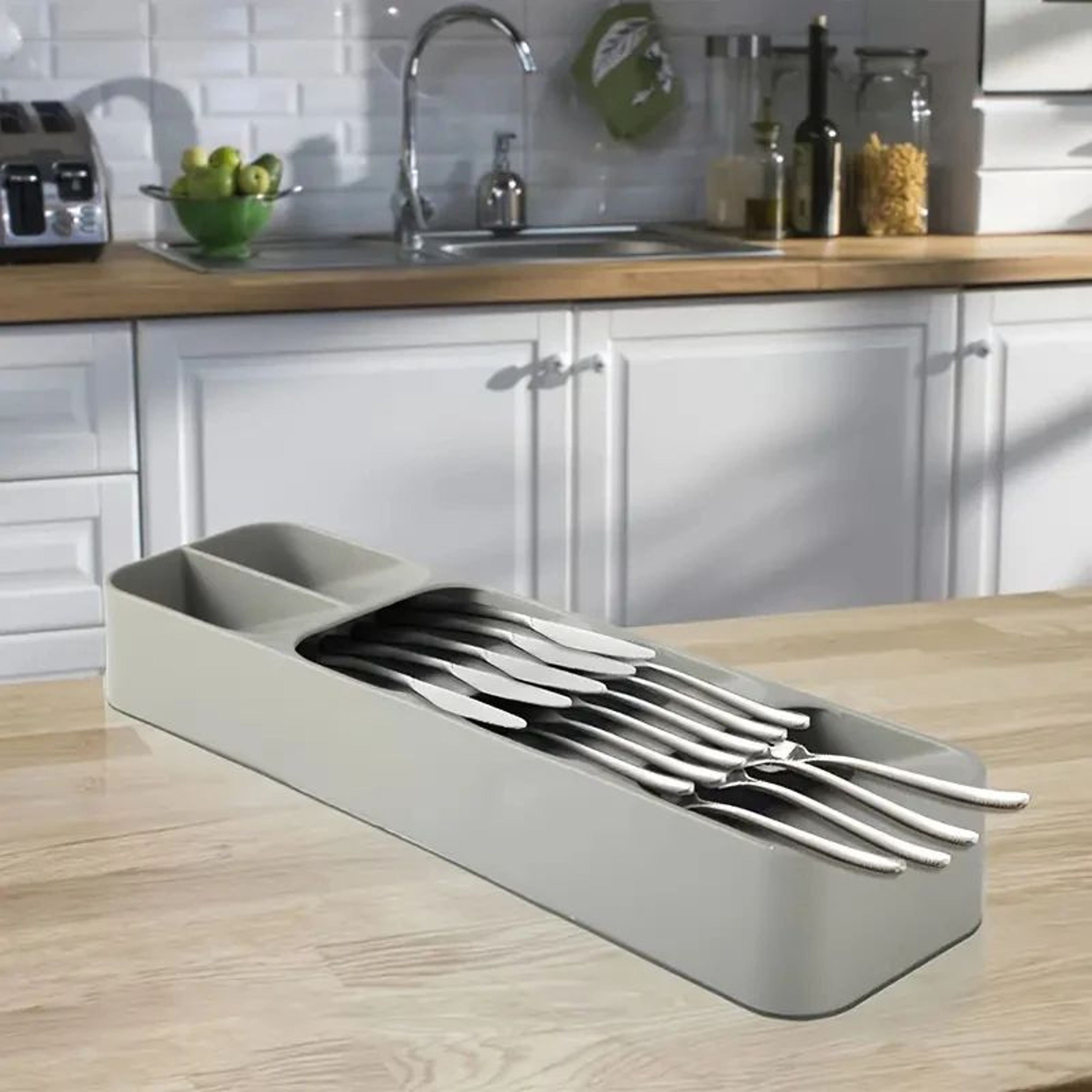 Space Saving Cutlery And Knife Drawer Organizer 9