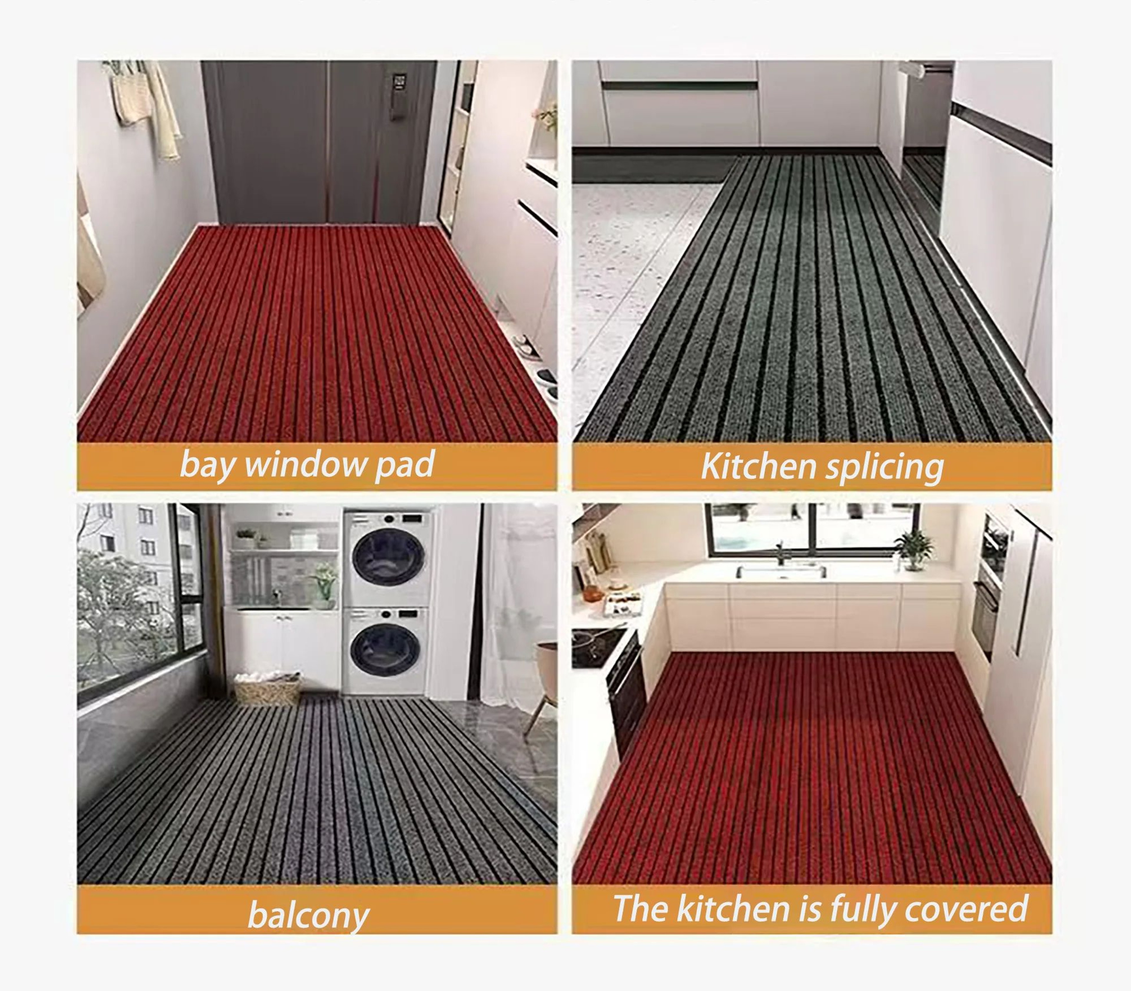 Washable Anti Slip Kitchen Floor Runner Mat 9