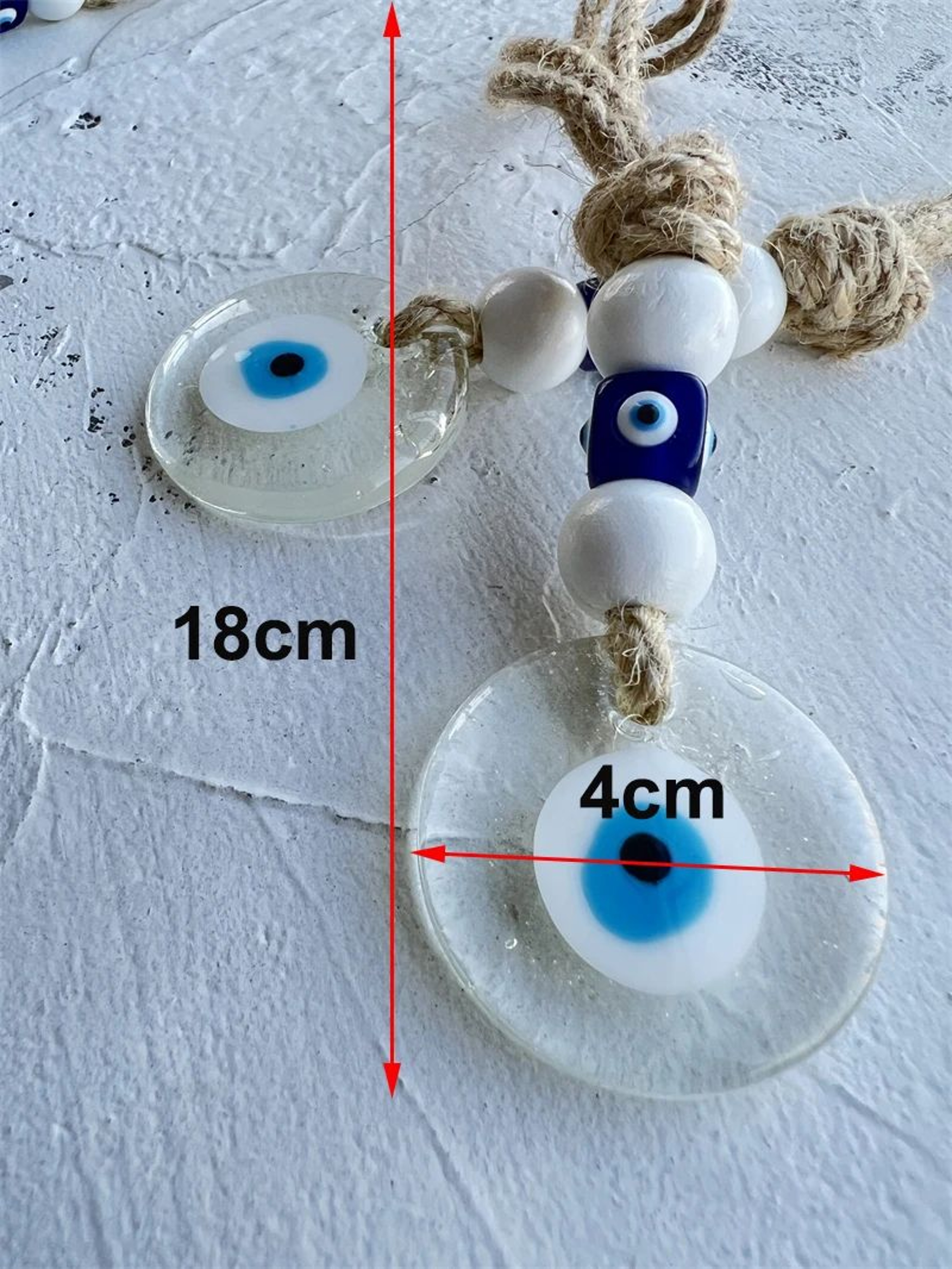 Evil Eye Macrame Wall Hanging Decor 17