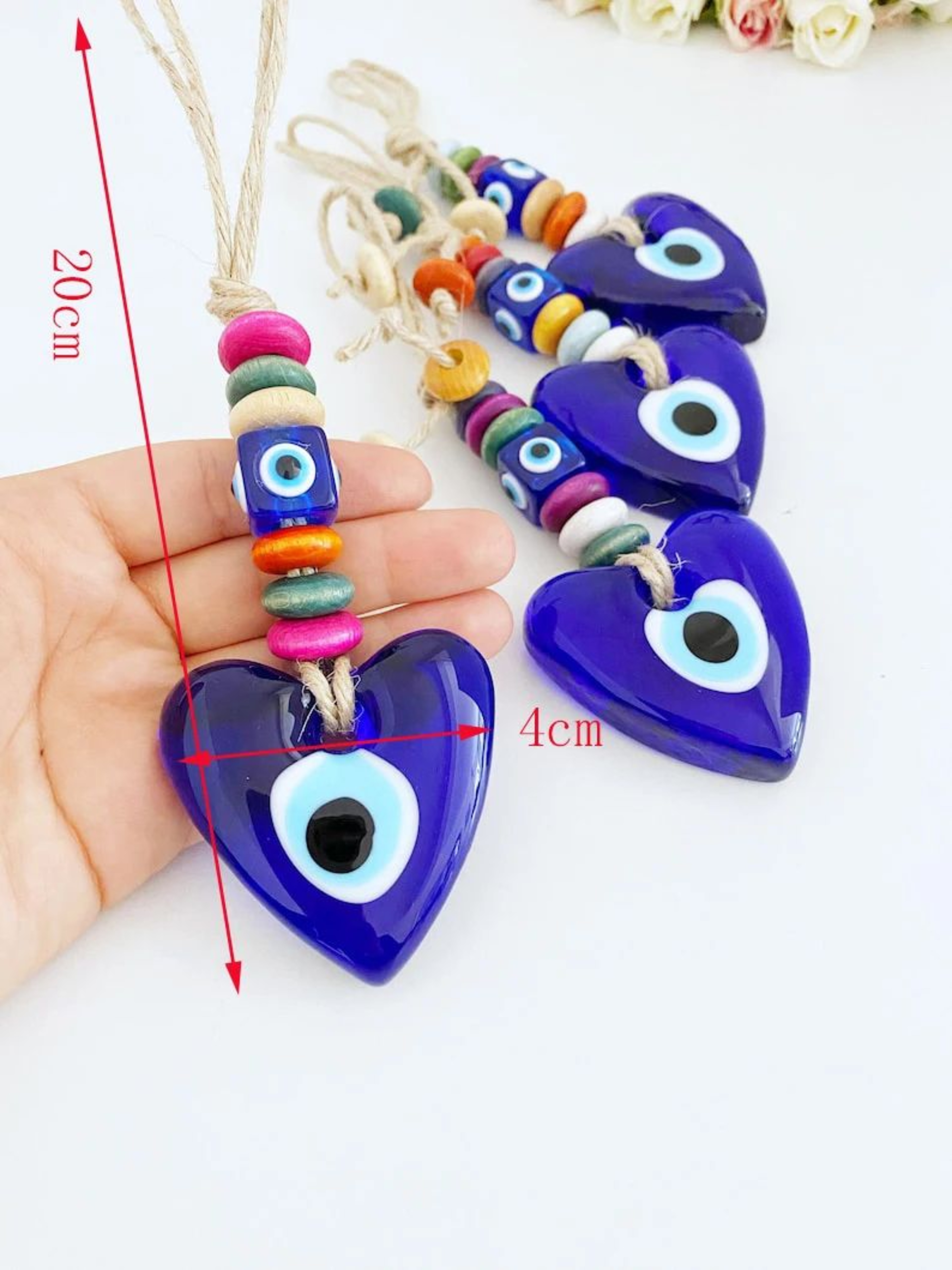 Handmade Turkish Evil Eye Wall Hanging Pendant 19