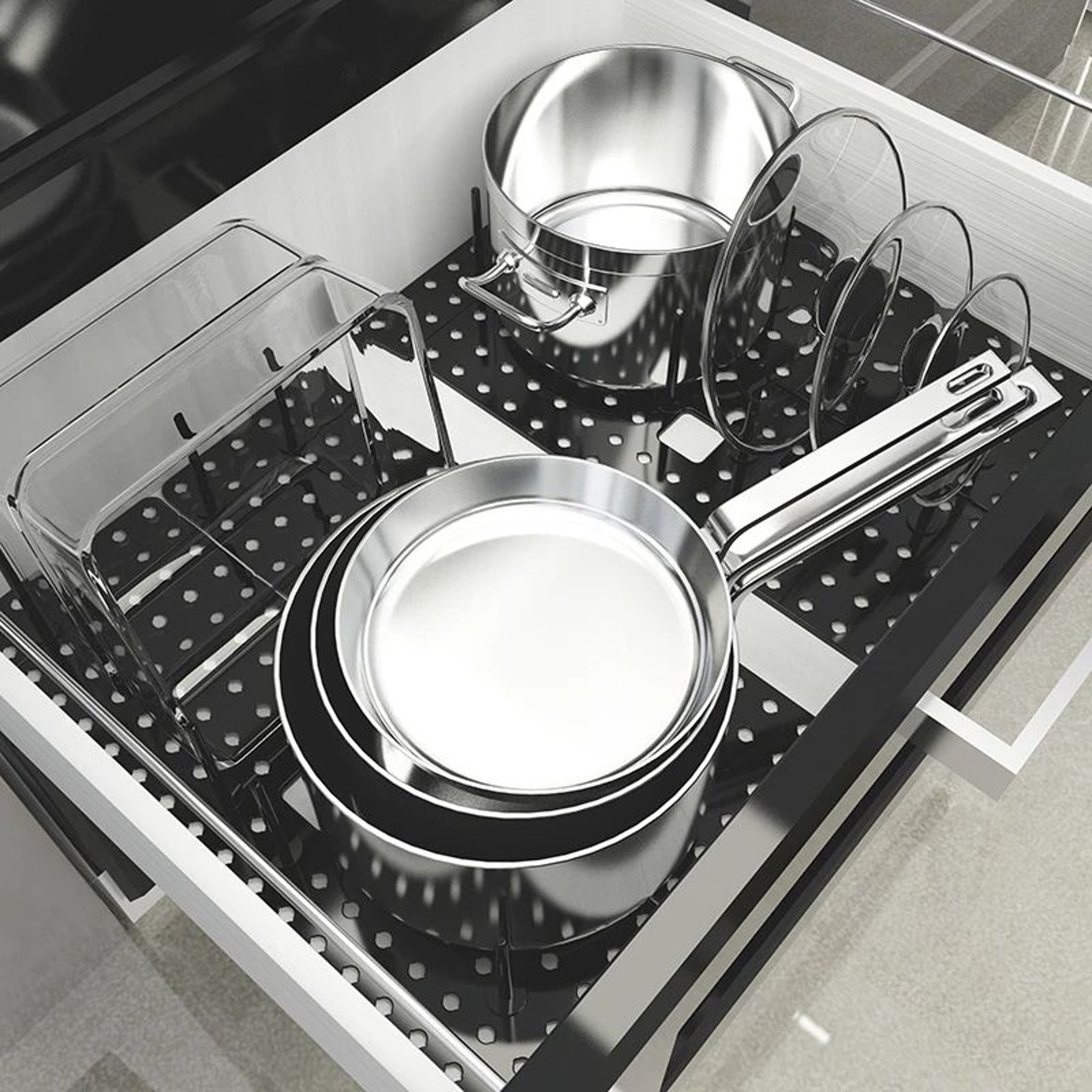 Adjustable Telescopic Sink Drain Storage Rack 7