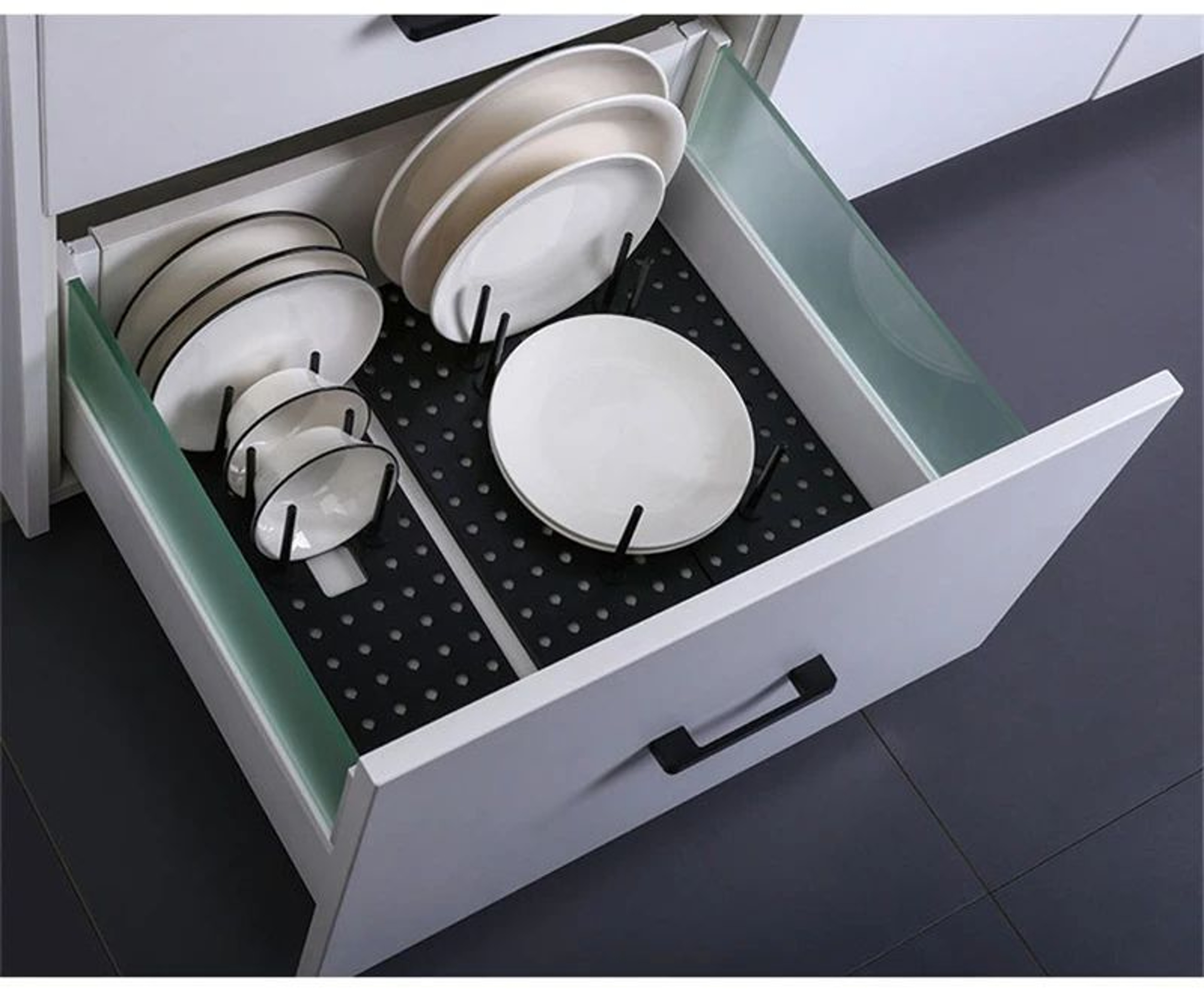 Adjustable Telescopic Sink Drain Storage Rack 9