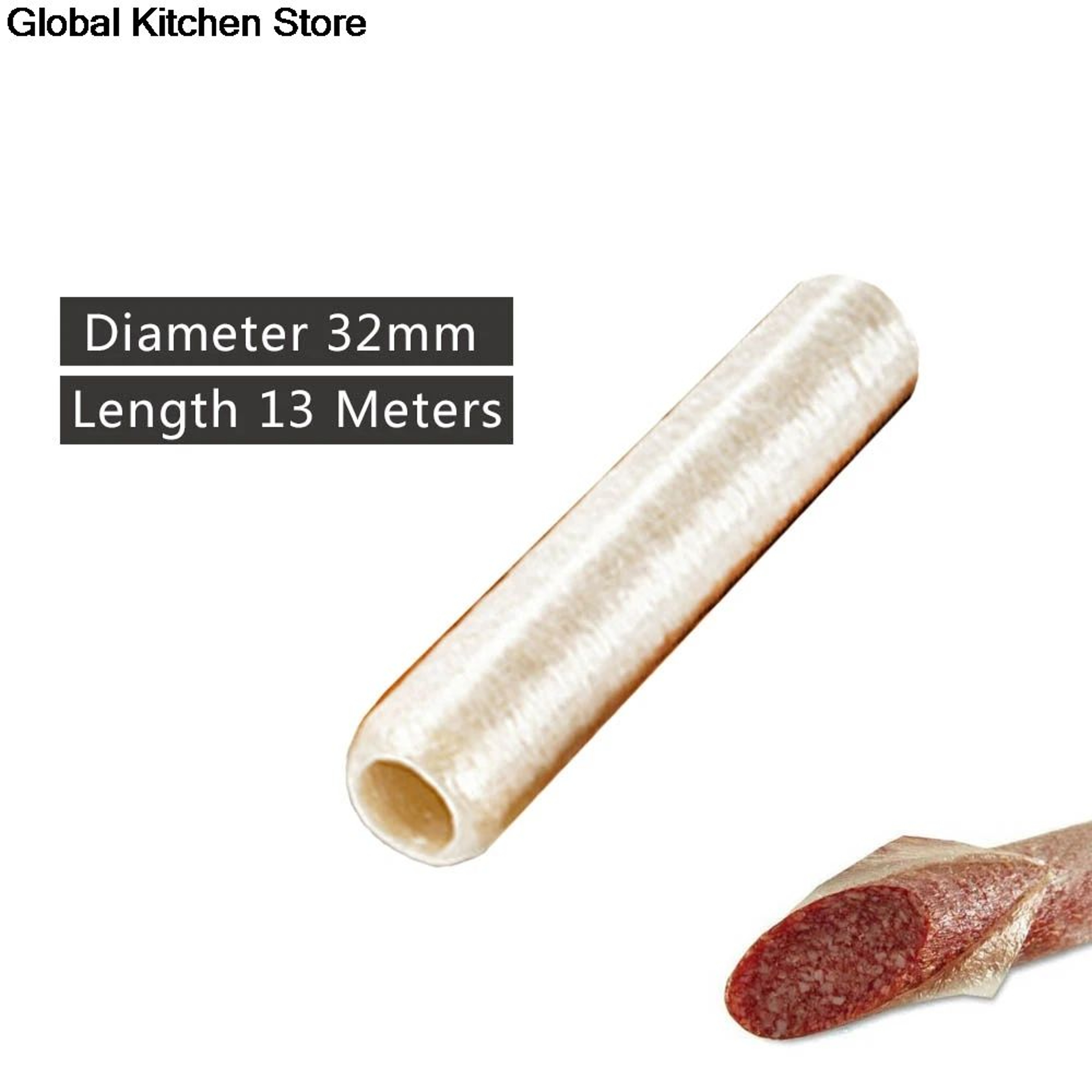 Easy Peel Smoked Sausage Casing Roll 11