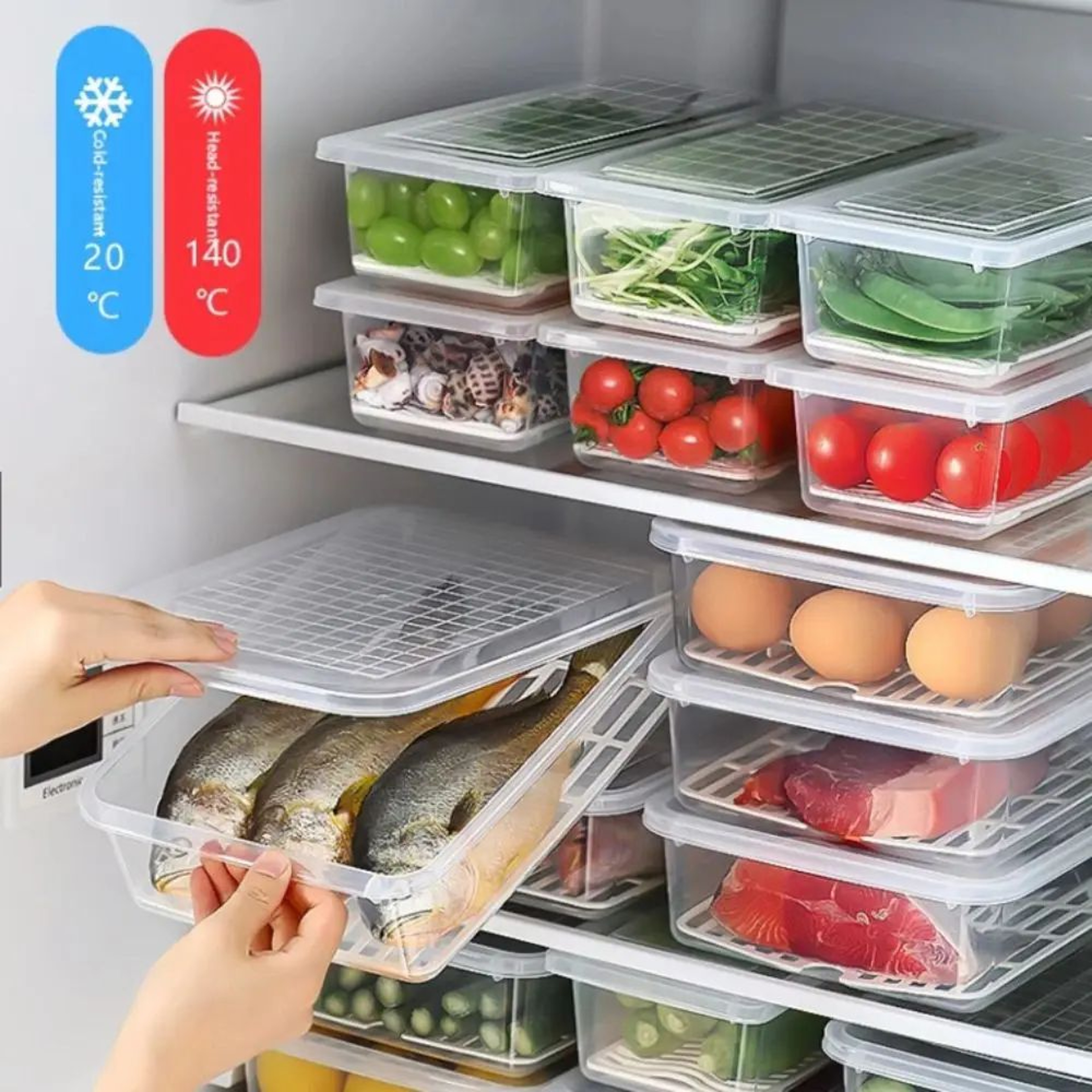 Transparent Fresh Keeping Food Storage Box 4