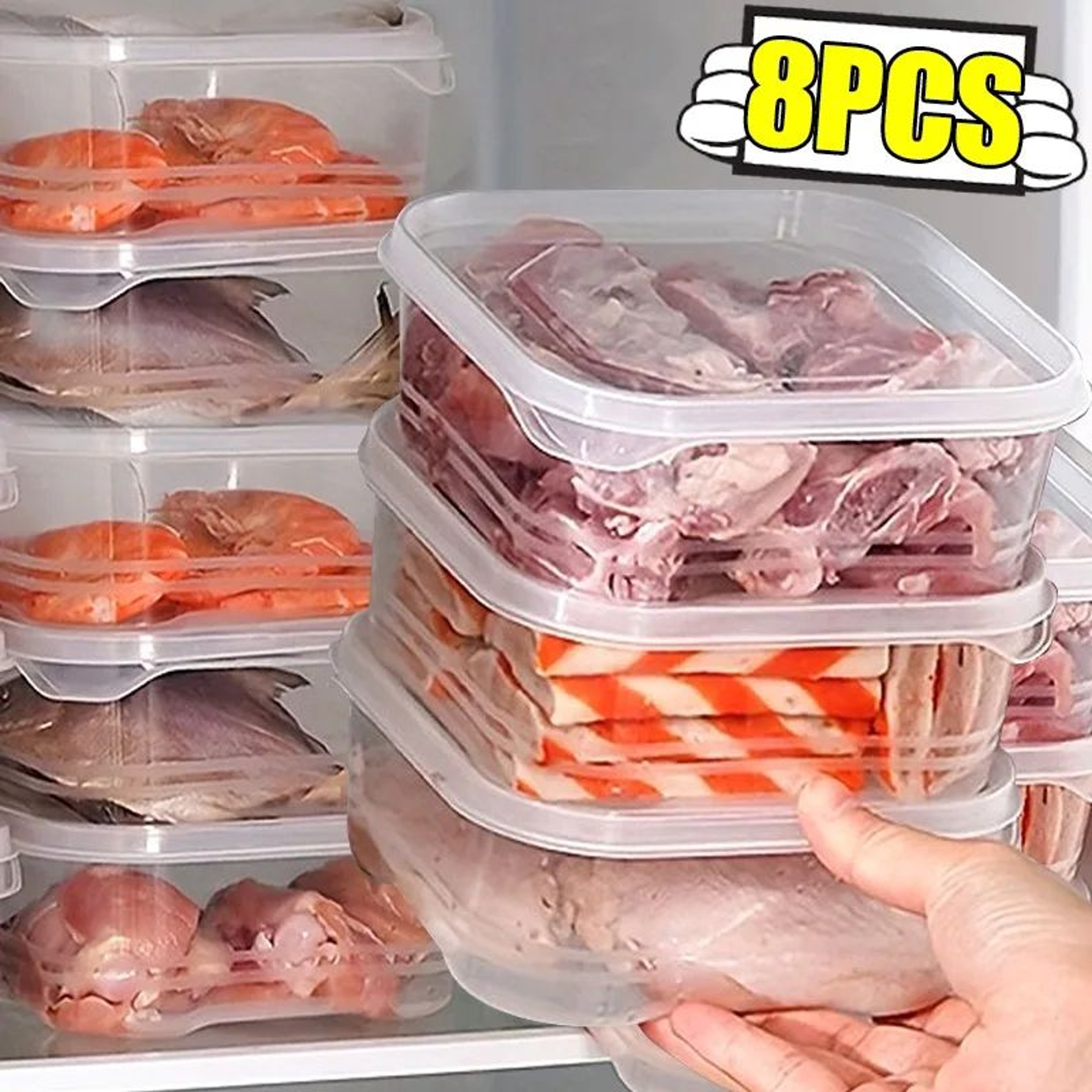 Refrigerator Meat Storage Divider Box Set 0