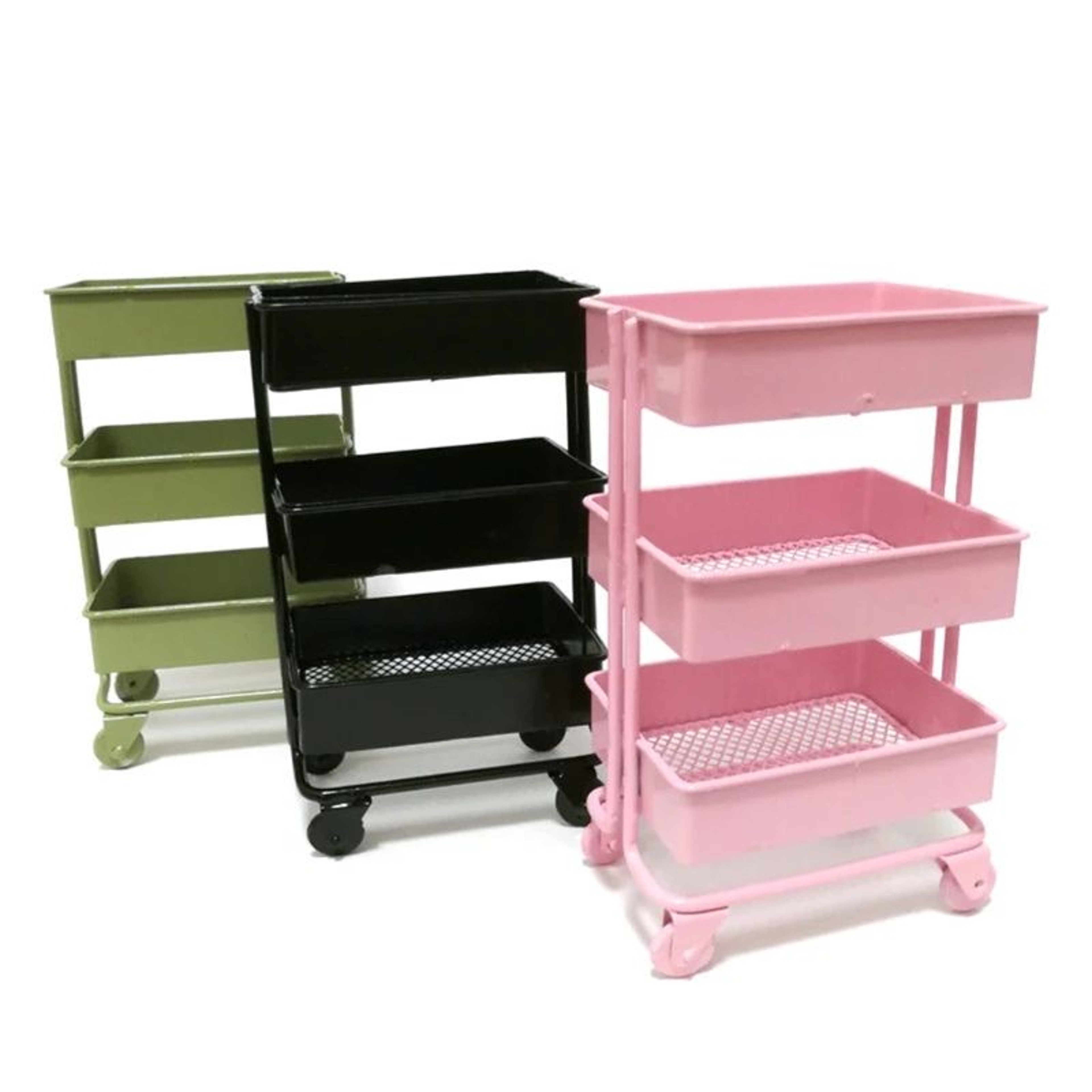 Mini Trolley Storage Display Rack 3