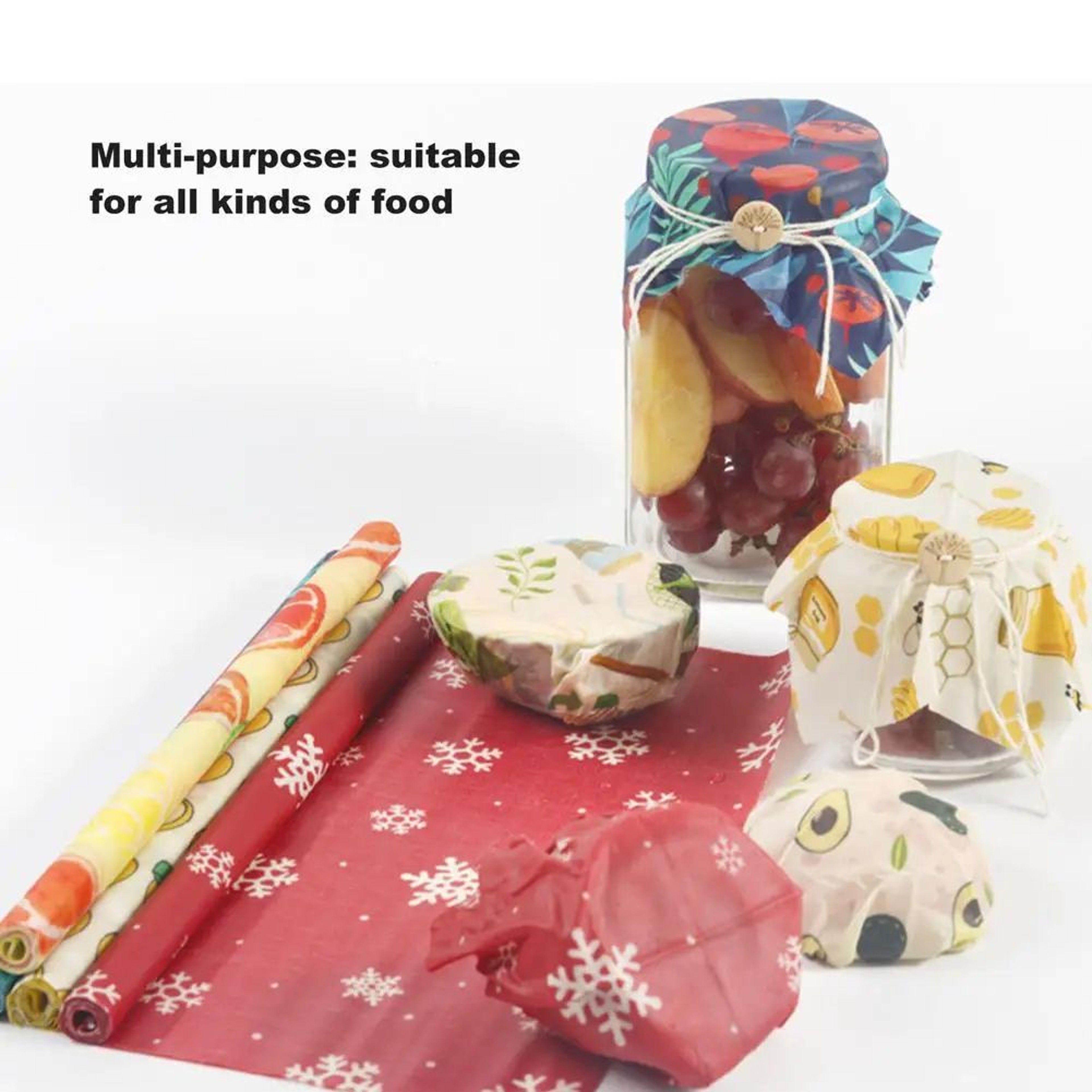 Reusable Organic Beeswax Food Wrap Set 3