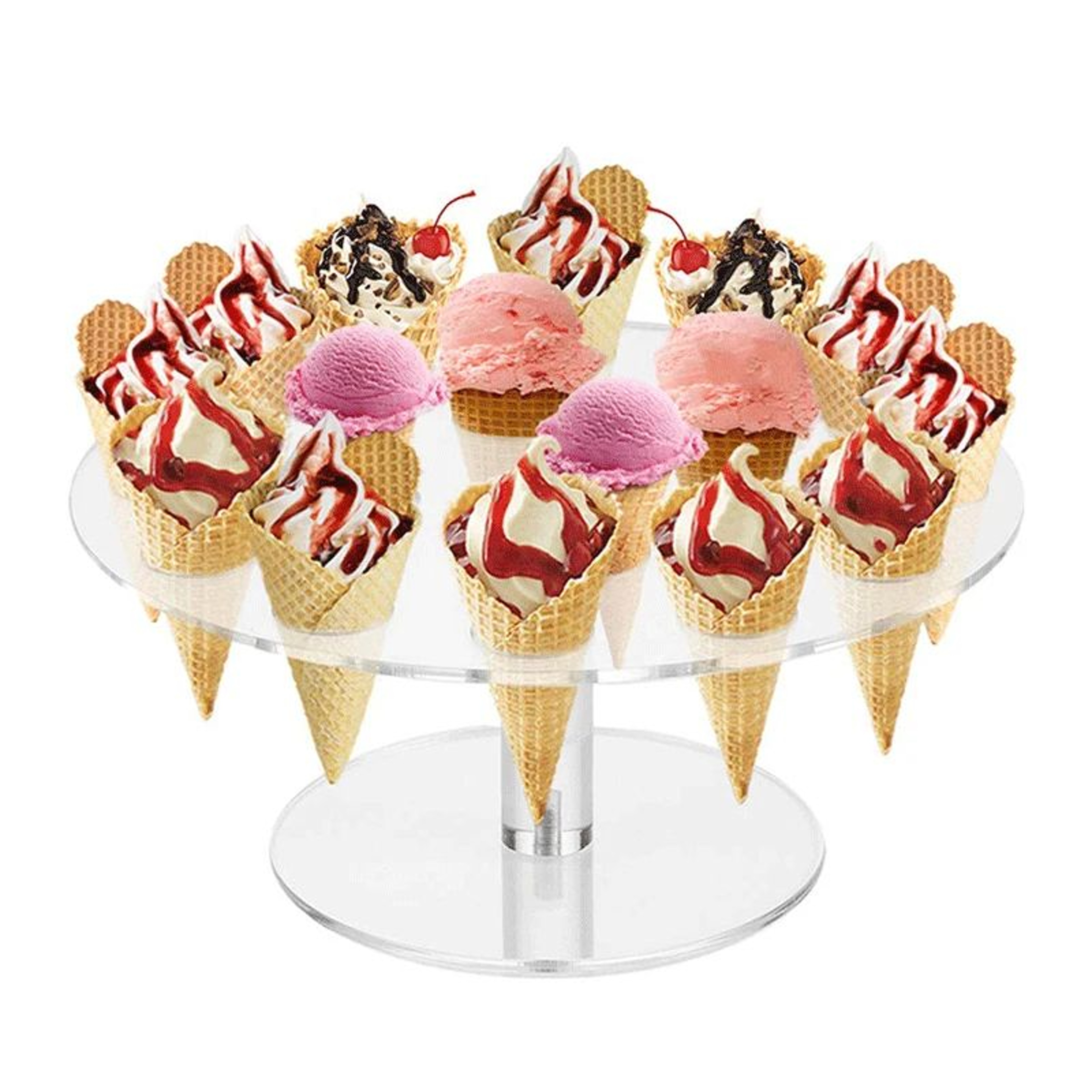 Acrylic Ice Cream Cone Display Stand 2