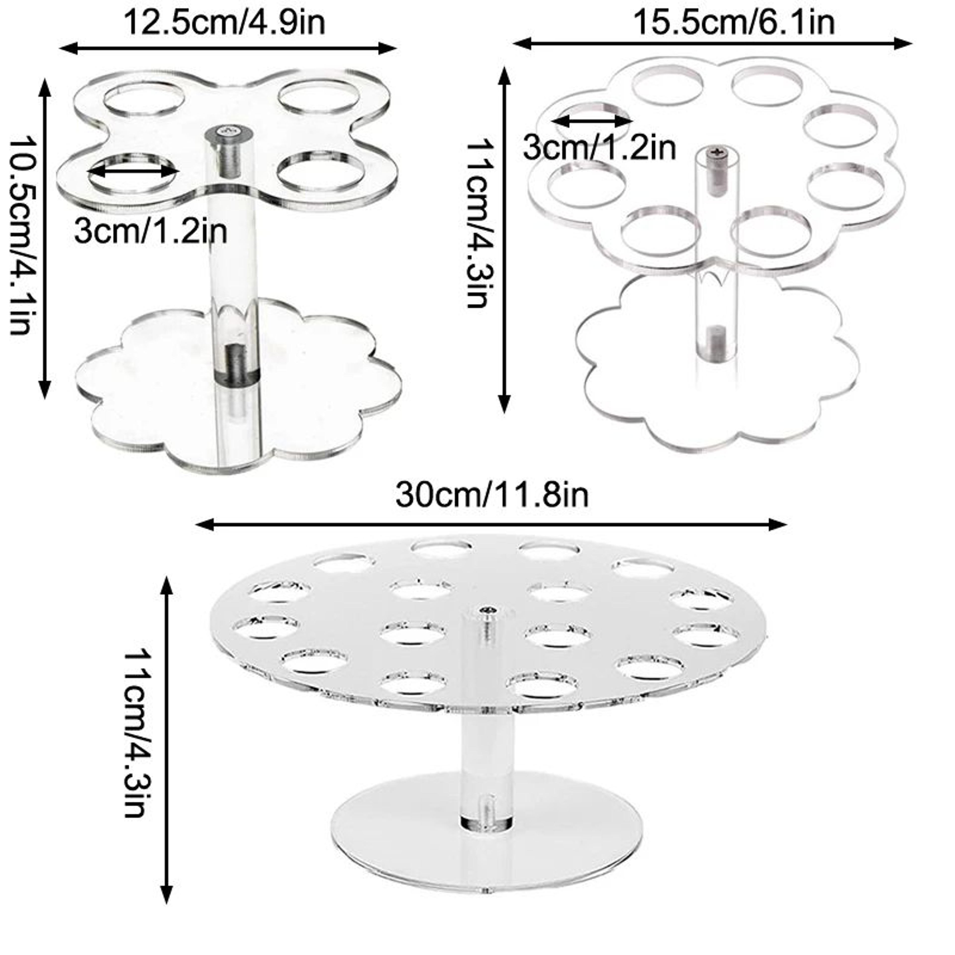 Acrylic Ice Cream Cone Display Stand 9
