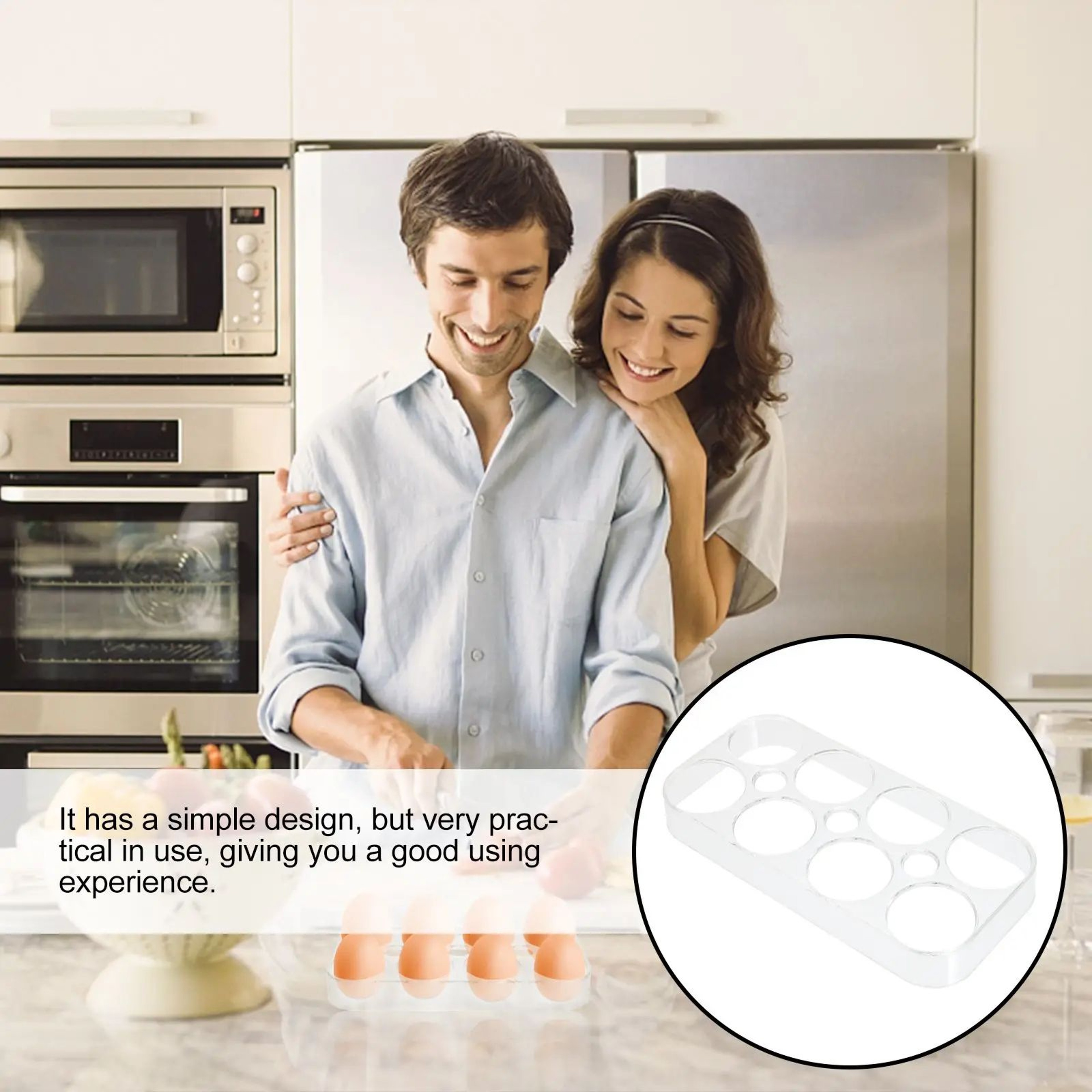 Refrigerator Egg Storage Organizer Tray 5