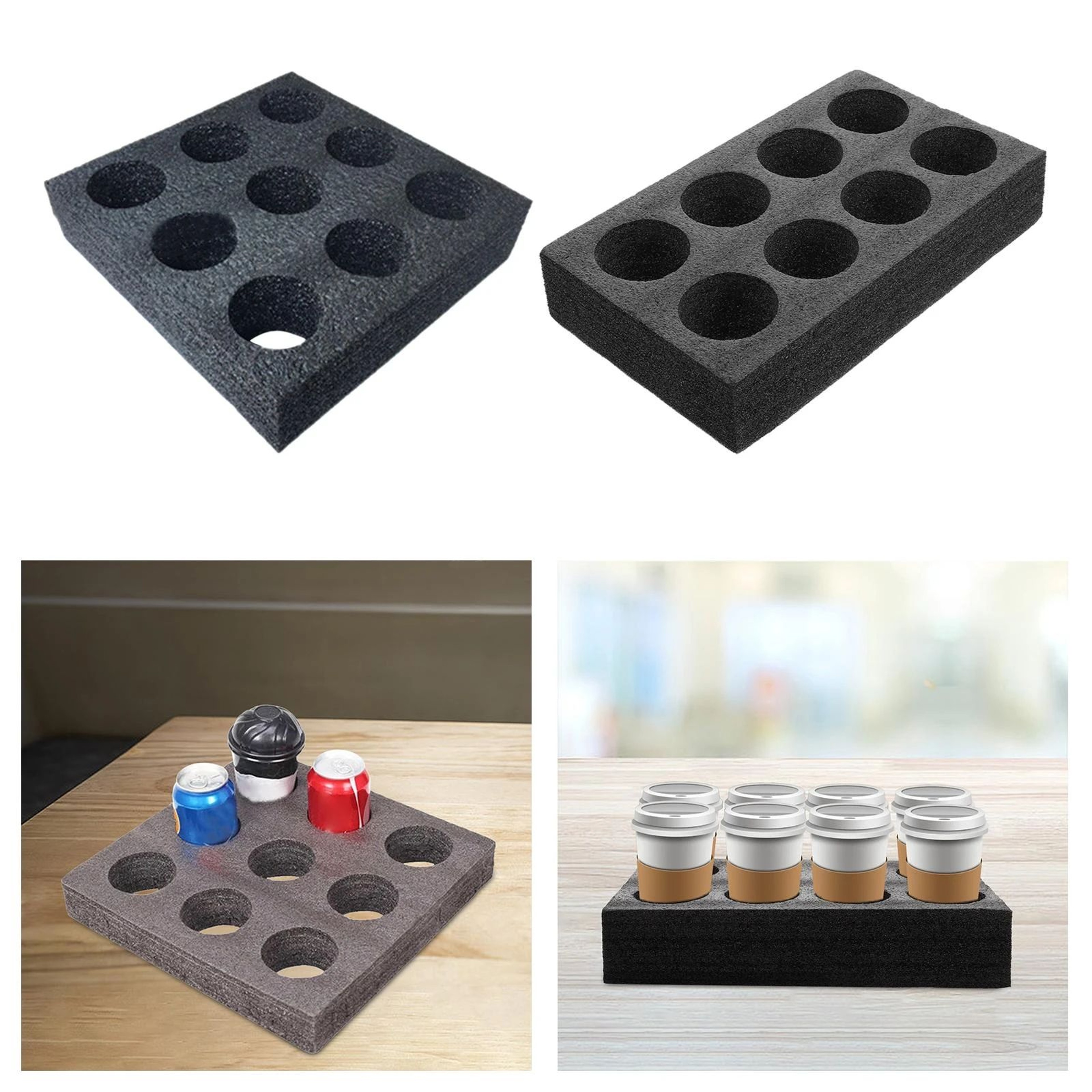 Disposable Coffee Cup Carrier Tray Holder 0