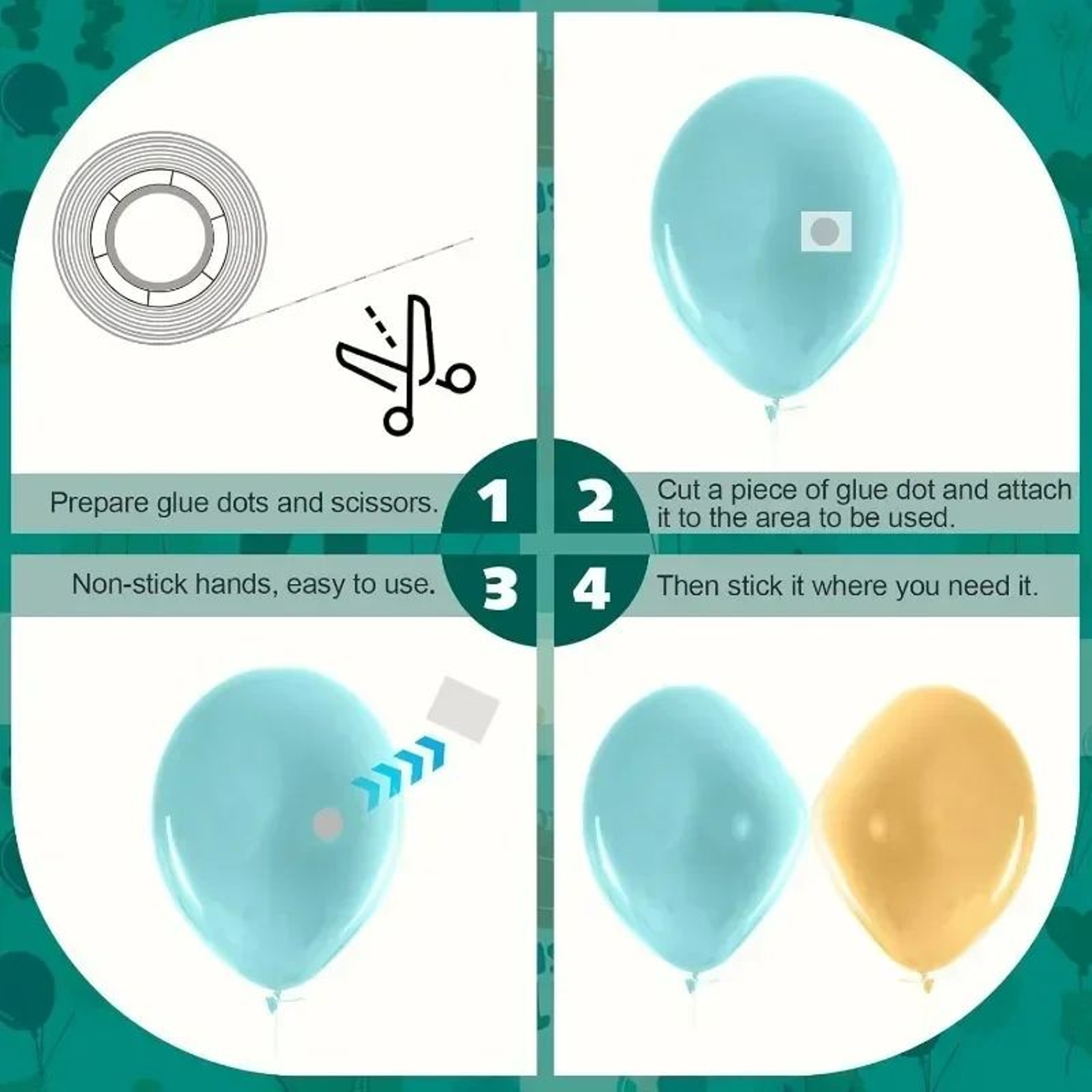 Balloon Glue Dots For Party Decorations 2