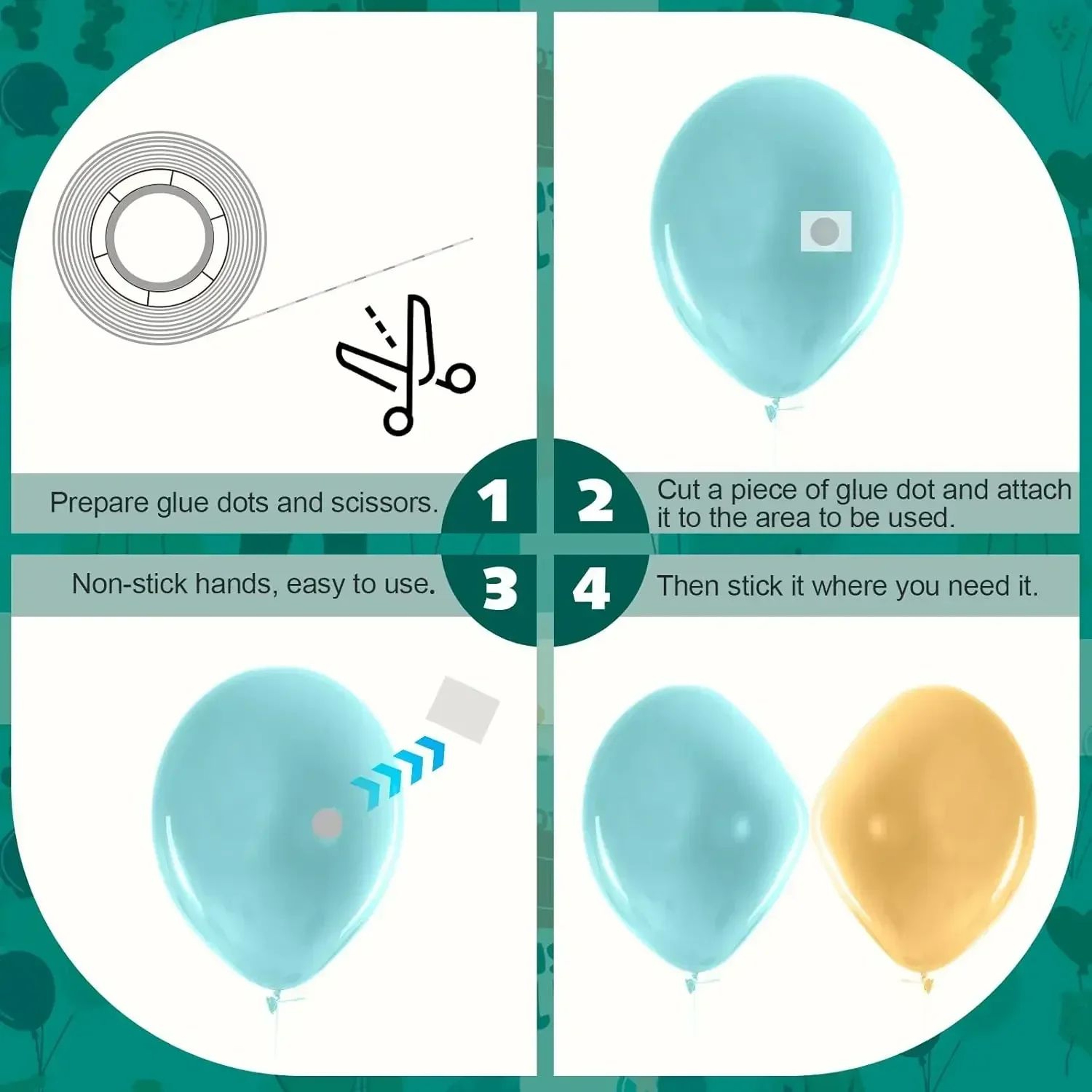 Balloon Glue Dots For Party Decorations 6
