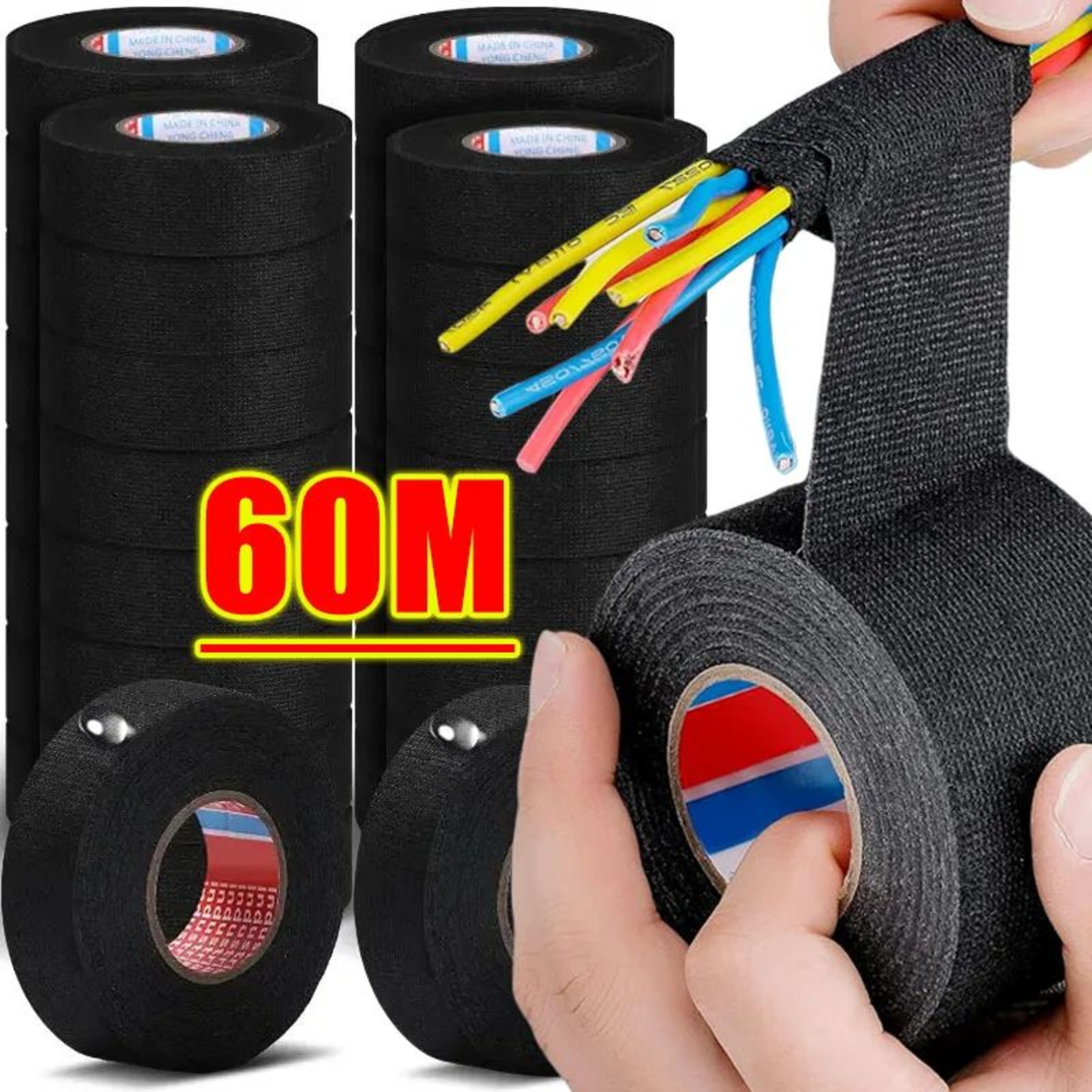 Waterproof Heat Resistant Wire Harness Cloth Tape 0