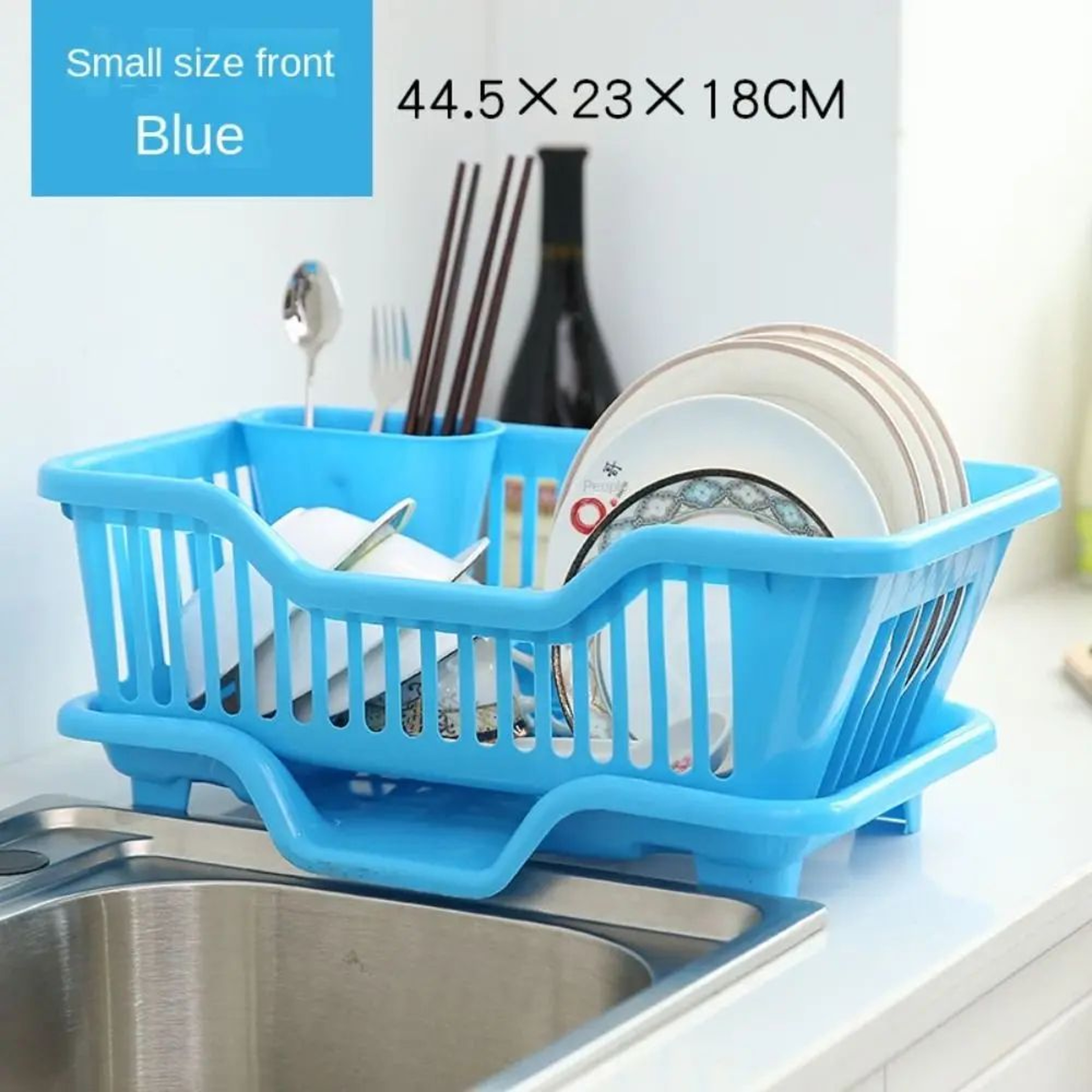 Kitchen Dish Drying Rack With Drain Board Organizer 8
