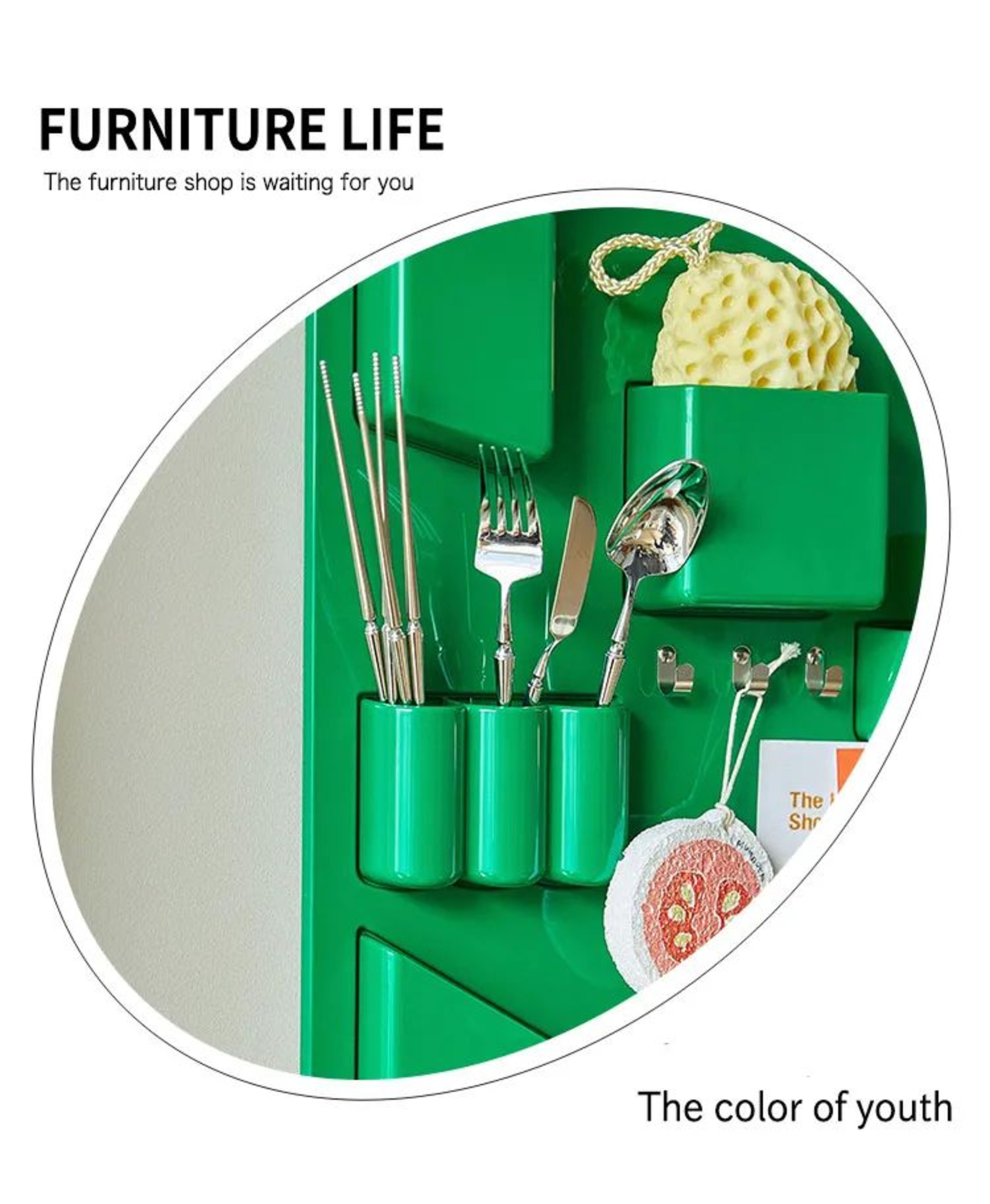 Wall Mounted Storage Rack With Adjustable Shelves And Hooks 11