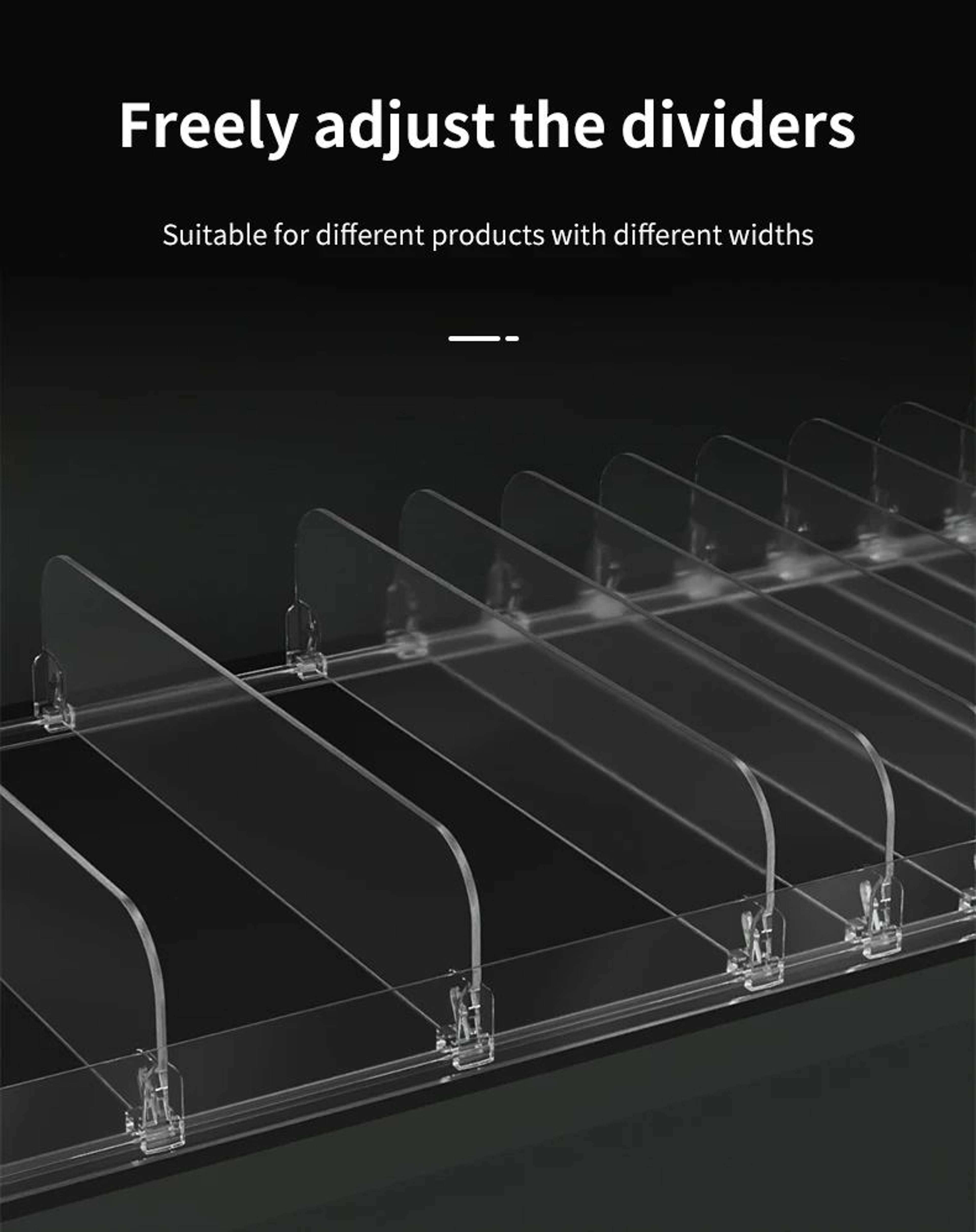 Automatic Shelf Pusher Display Rack Organizer 6