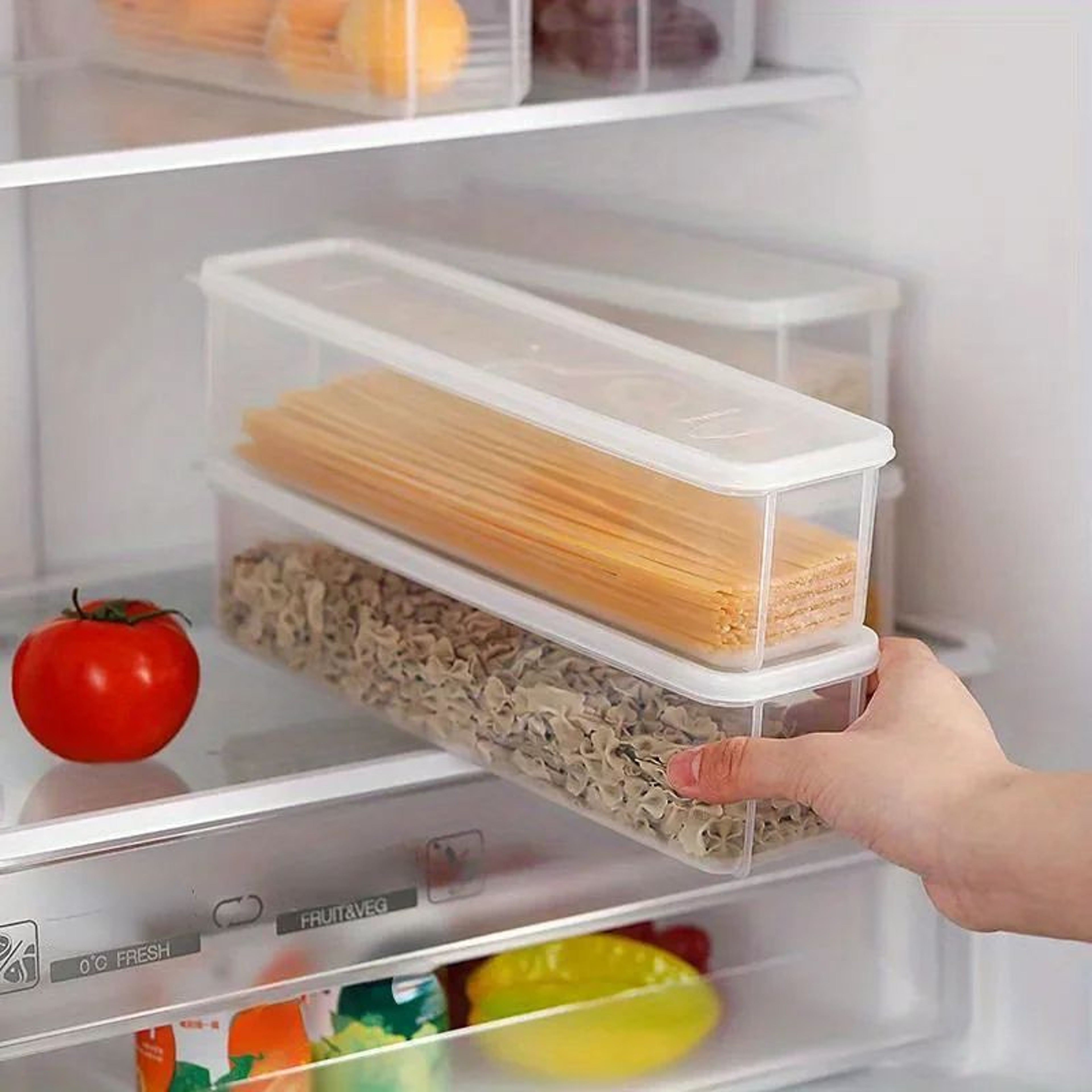Spaghetti Storage Container With Airtight Lid 1