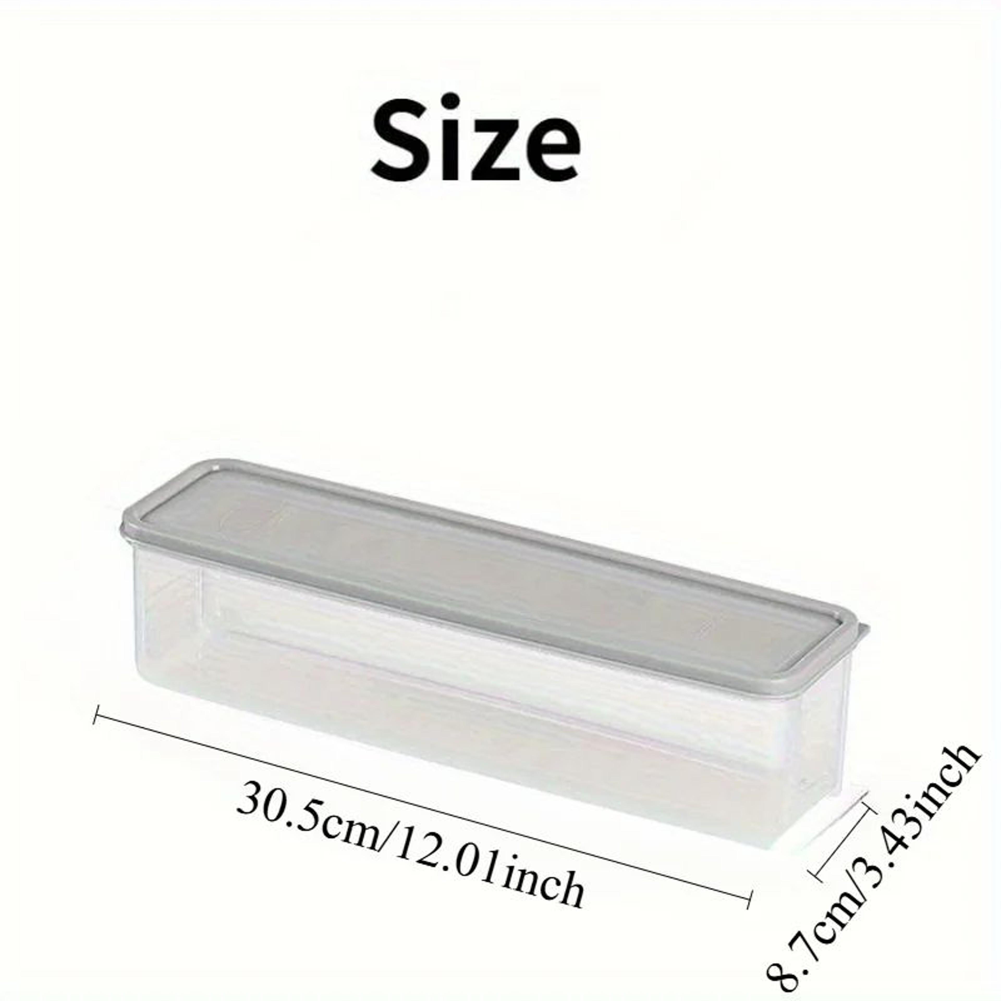 Spaghetti Storage Container With Airtight Lid 2