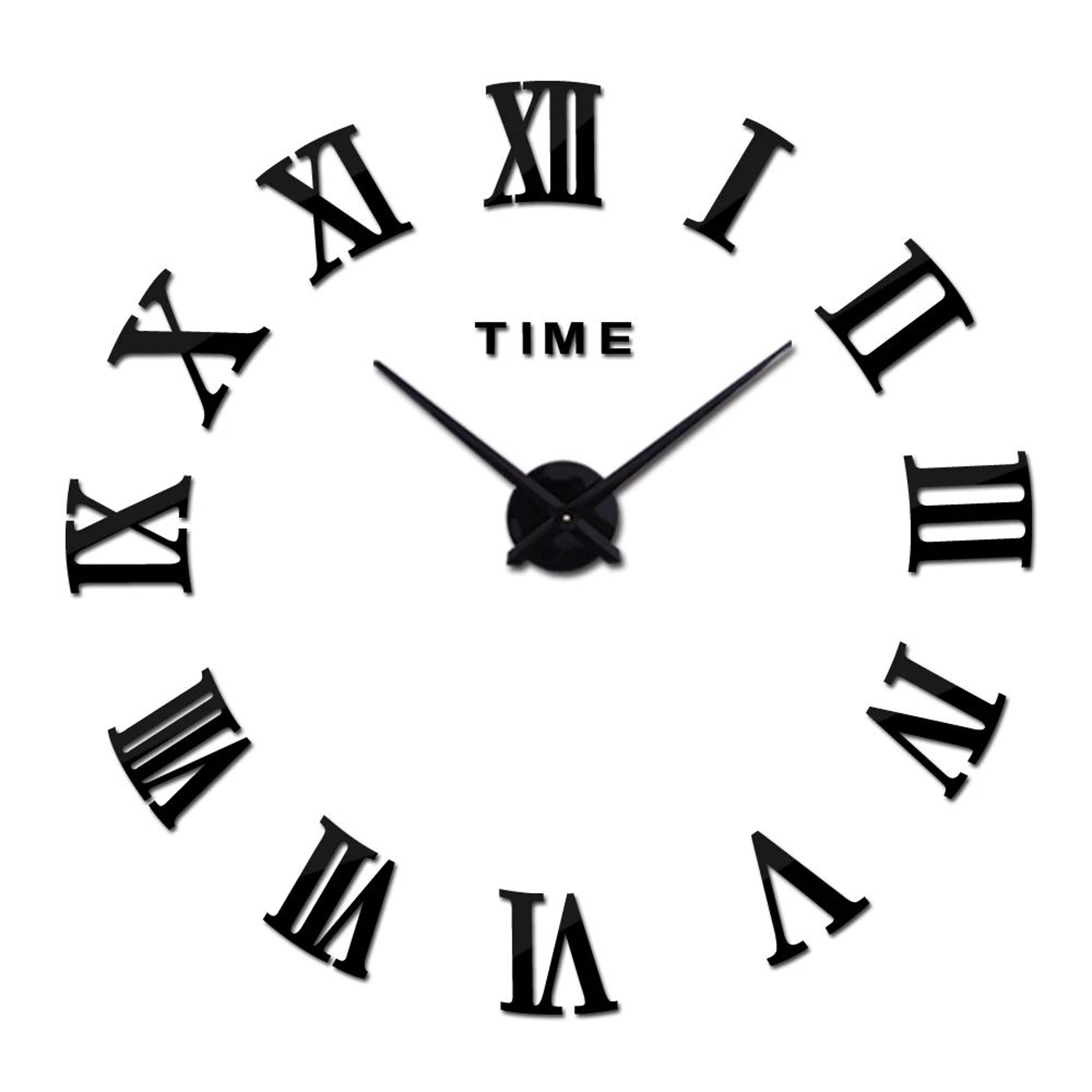 DIY 3D Luminous Frameless Wall Clock 14
